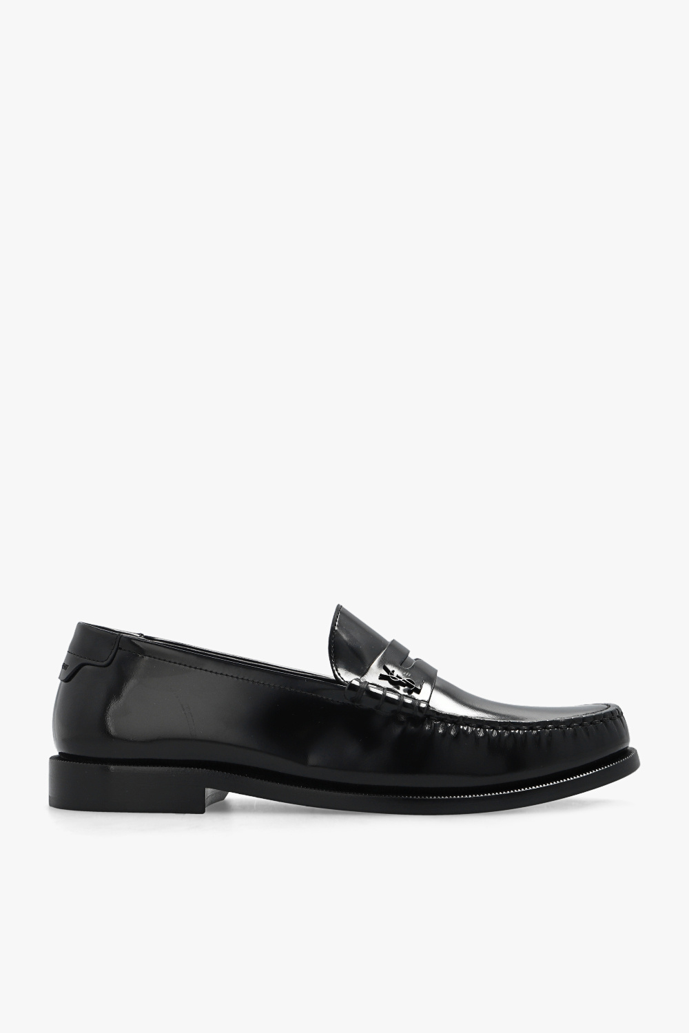 Saint Laurent Skórzane Buty Typu ‘penny Loafers’, Kobiety, Czarny