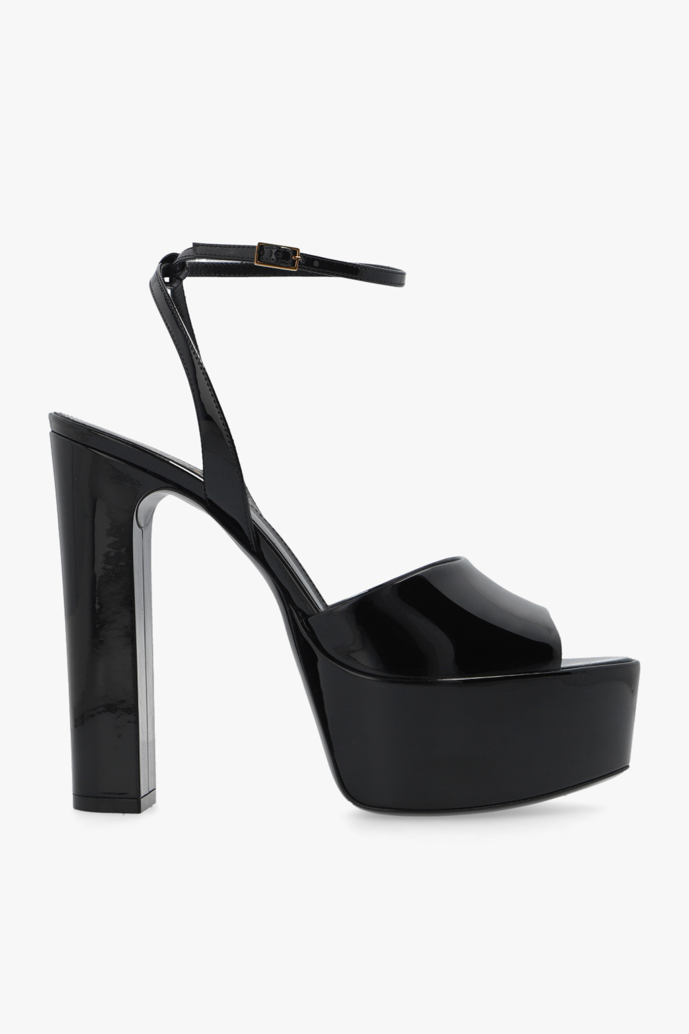 Saint Laurent Sandały Na Platformie ‘Jodie‘, Kobiety, Czarny