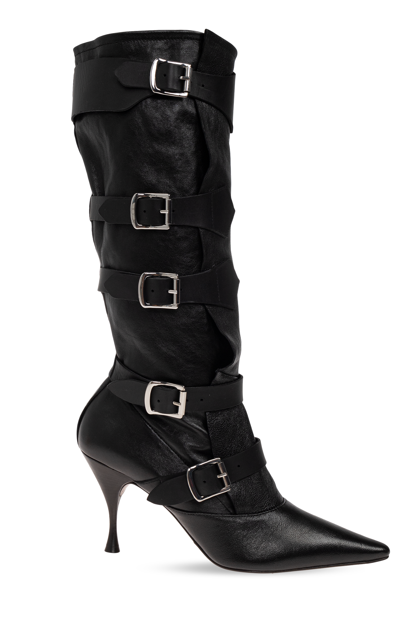 Vivienne Westwood Kozaki Na Obcasie `Treasure`, Kobiety, Czarny