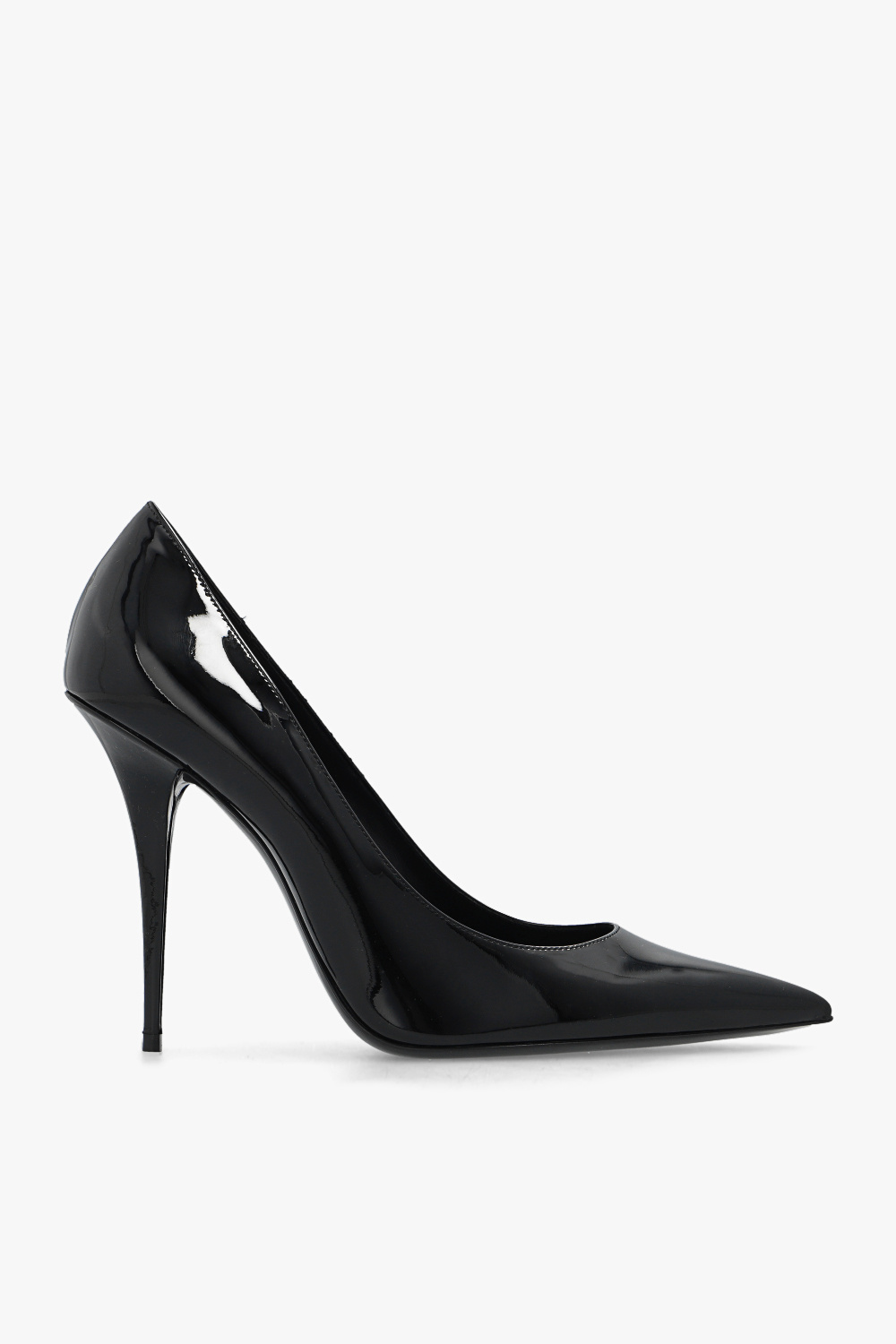 Saint Laurent Lakierowane Szpilki, Kobiety, Czarny