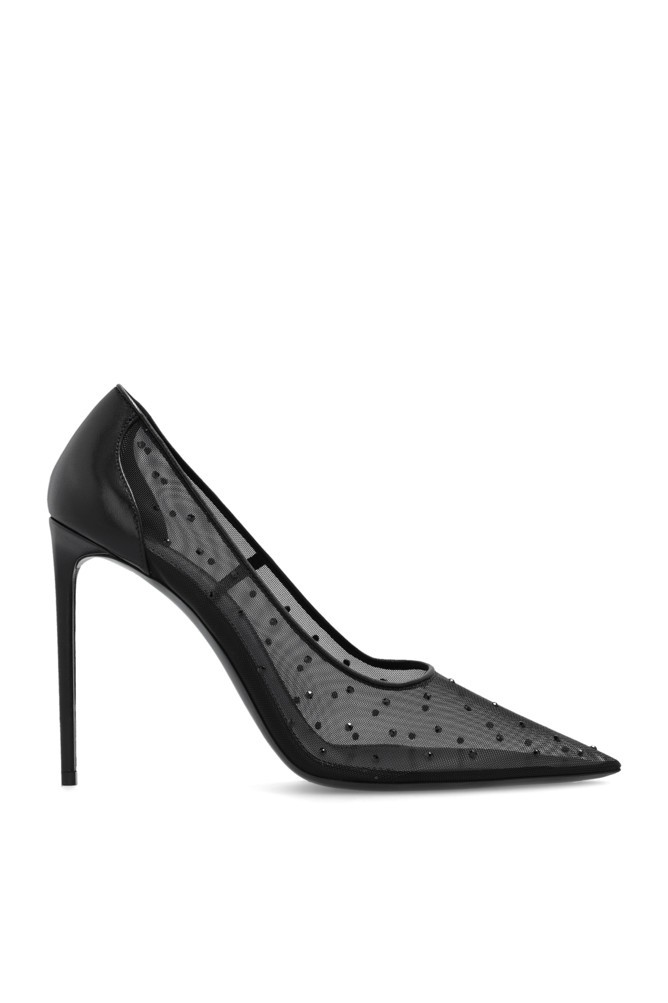 Saint Laurent Szpilki ‘Anja’, Kobiety, Czarny