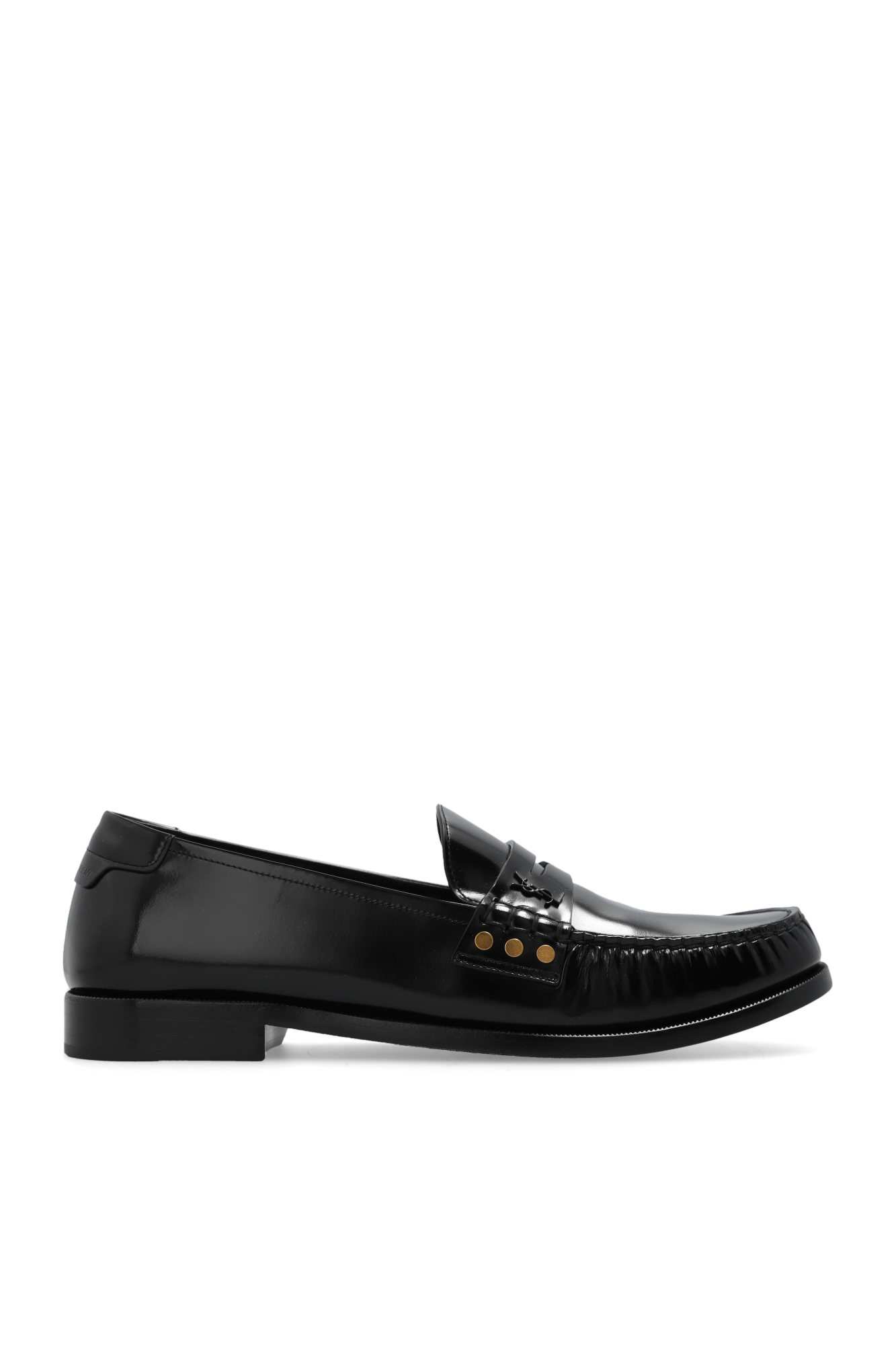 Saint Laurent Buty Typu ‘loafers’, Mężczyźni, Czarny