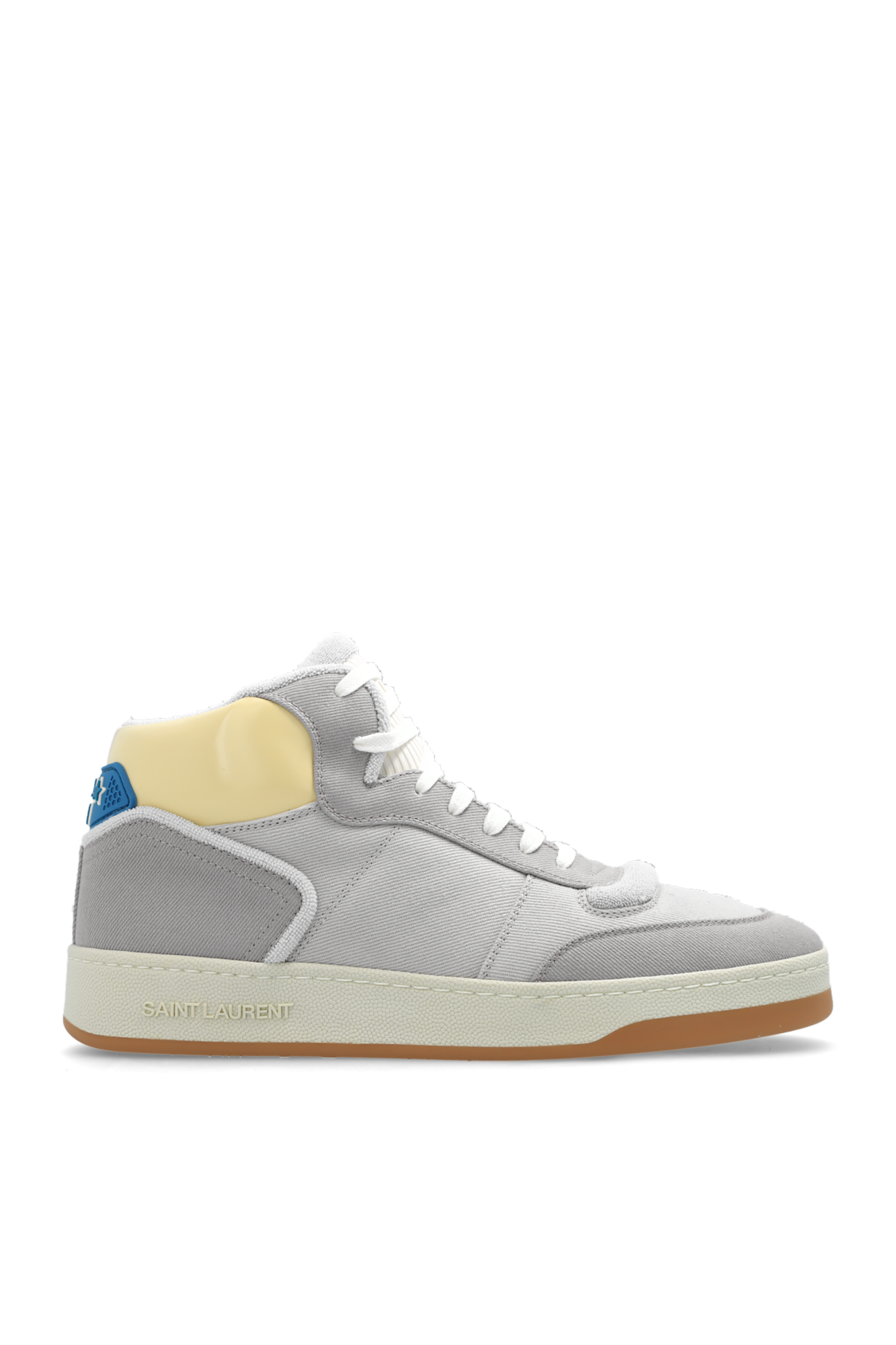 Saint Laurent Buty Sportowe Za Kostkę ‘SL/80’, Mężczyźni, Szary