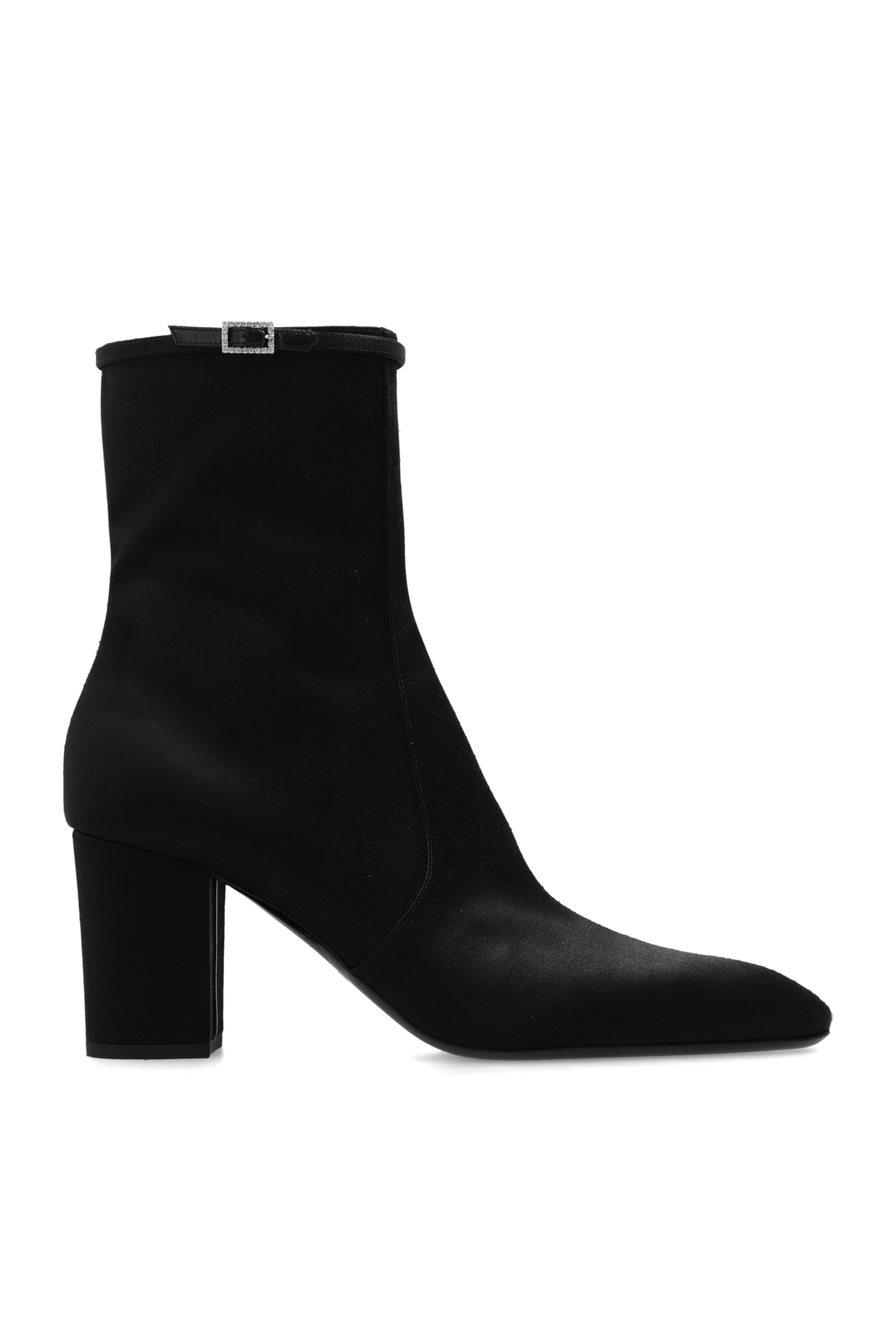 Saint Laurent Botki Na Obcasie ‘Betty’, Kobiety, Czarny