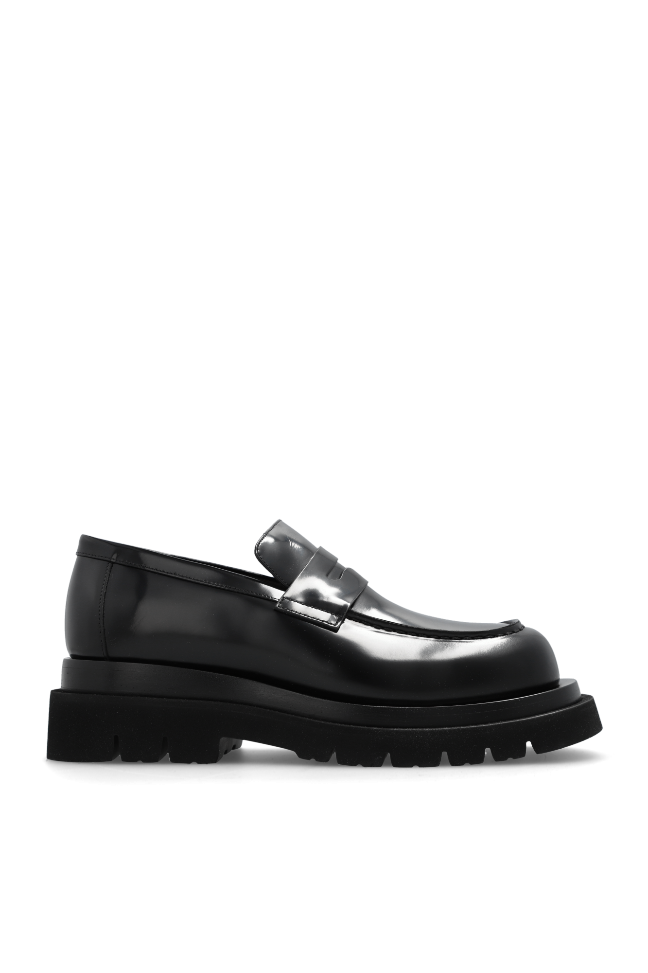 Bottega Veneta Skórzane Buty Typu ‘loafers’, Kobiety, Czarny