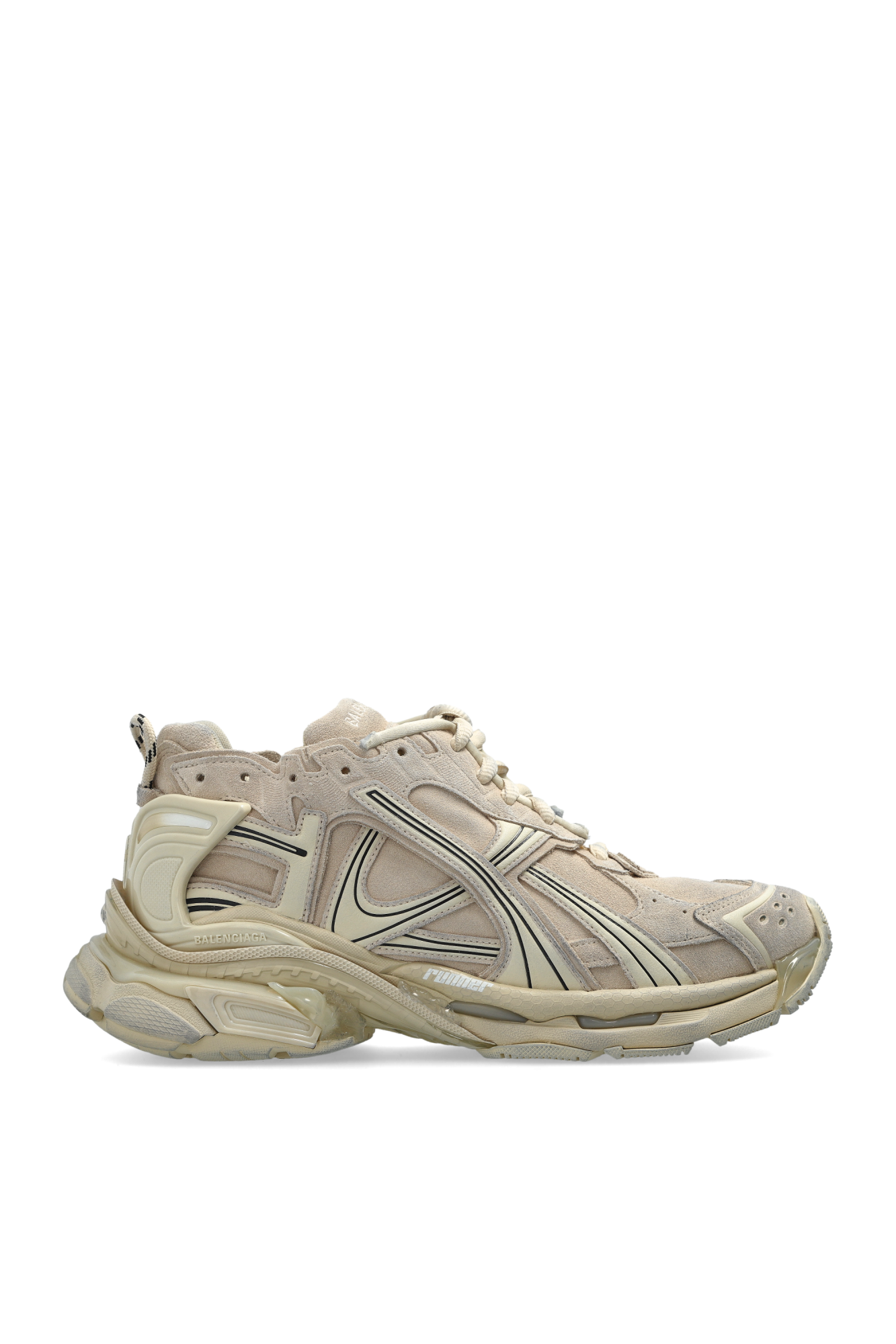Balenciaga Buty Sportowe `Runner`, Mężczyźni, Kremowy