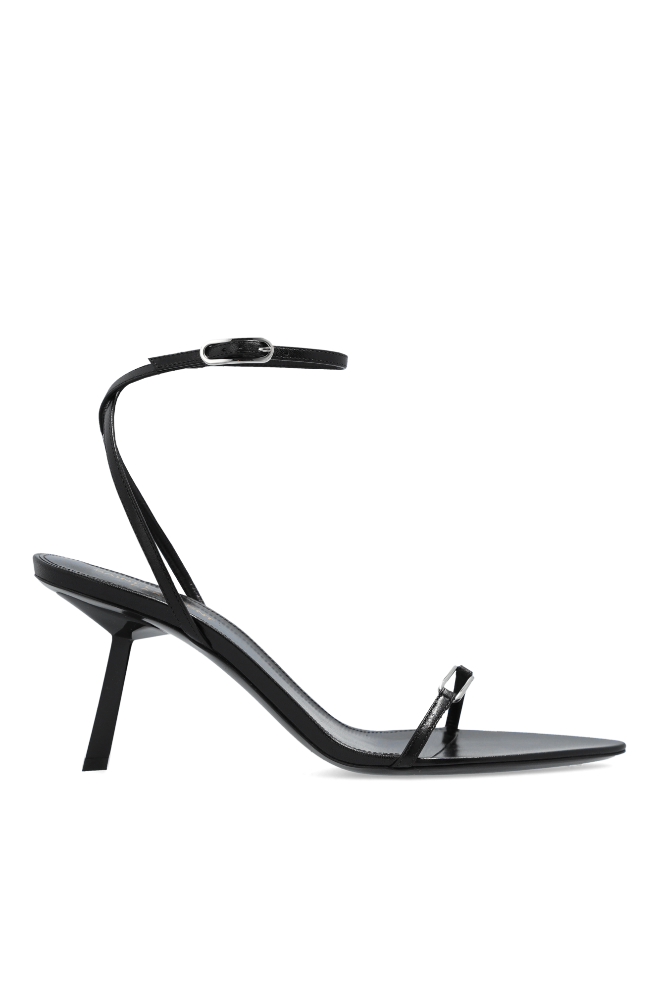 Saint Laurent Sandały ‘Kitty’, Kobiety, Czarny