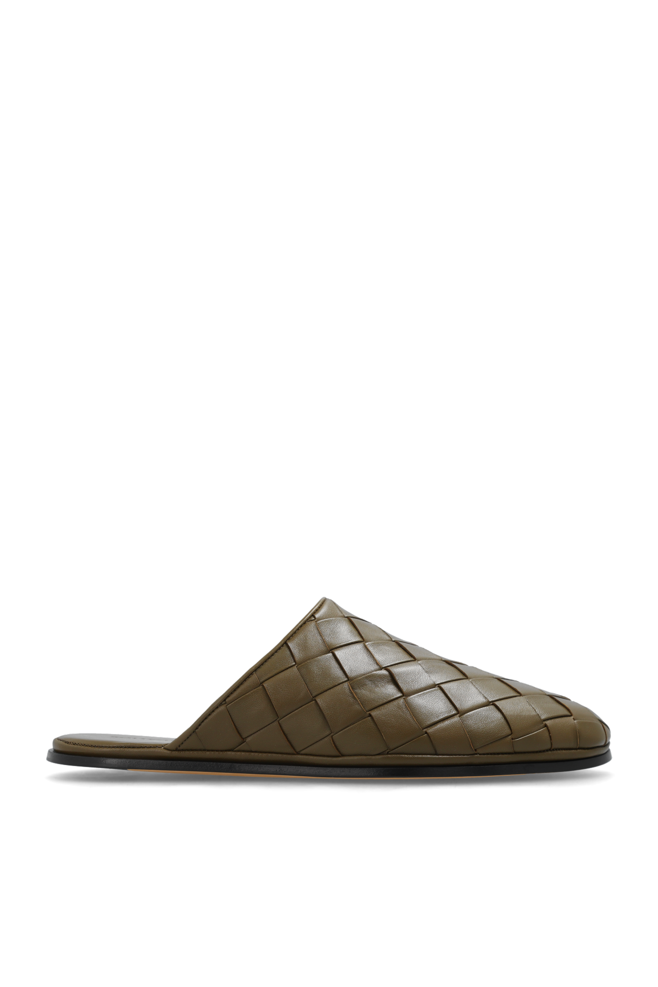 Bottega Veneta Skórzane Klapki ‘Sunday’, Mężczyźni, Zielony