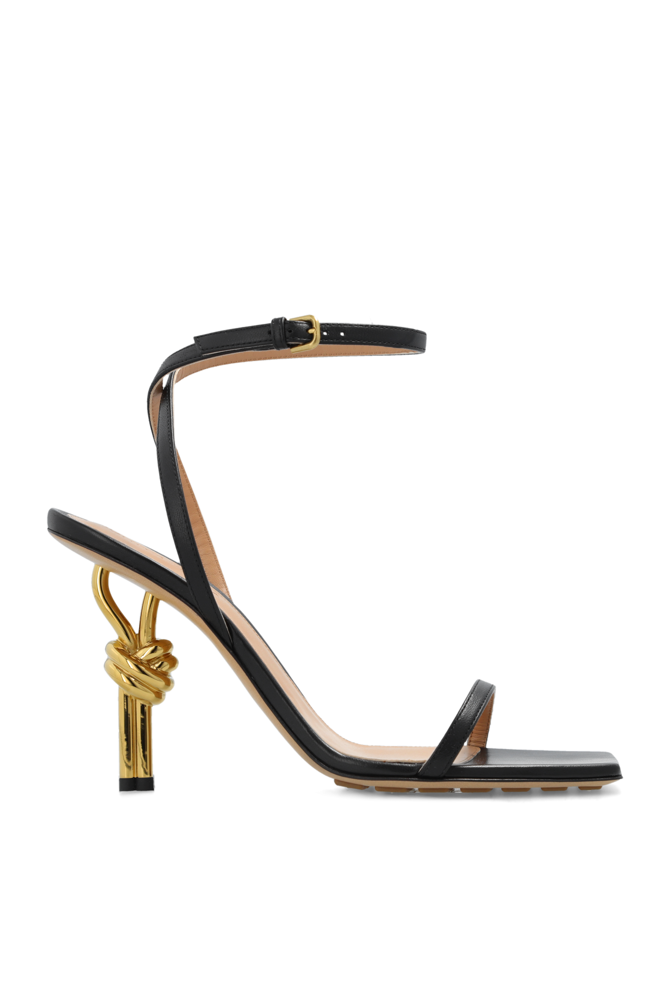 Bottega Veneta Sandały Na Obcasie ‘Knot’, Kobiety, Czarny