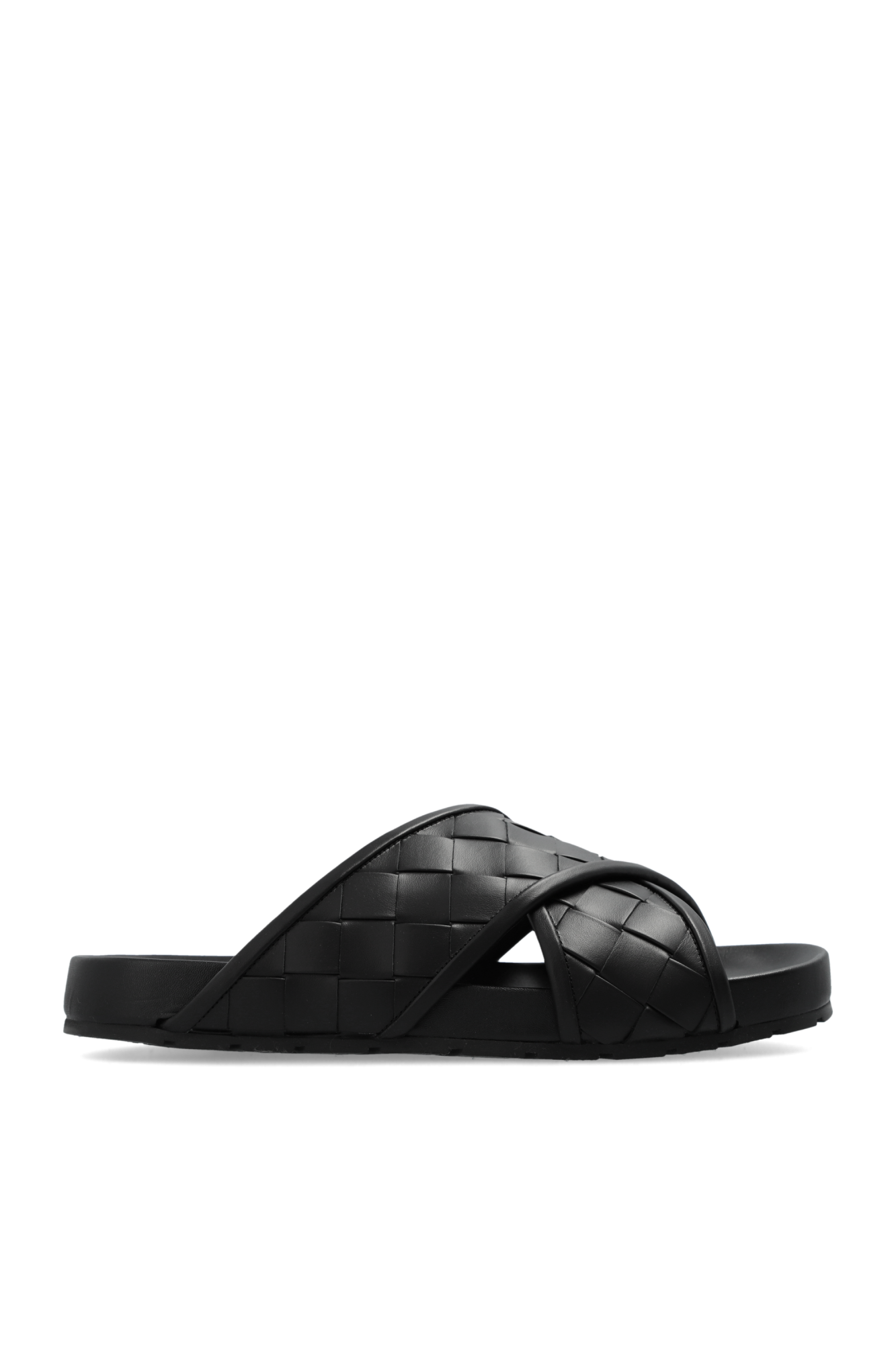 Bottega Veneta Klapki `Tarik`, Mężczyźni, Czarny