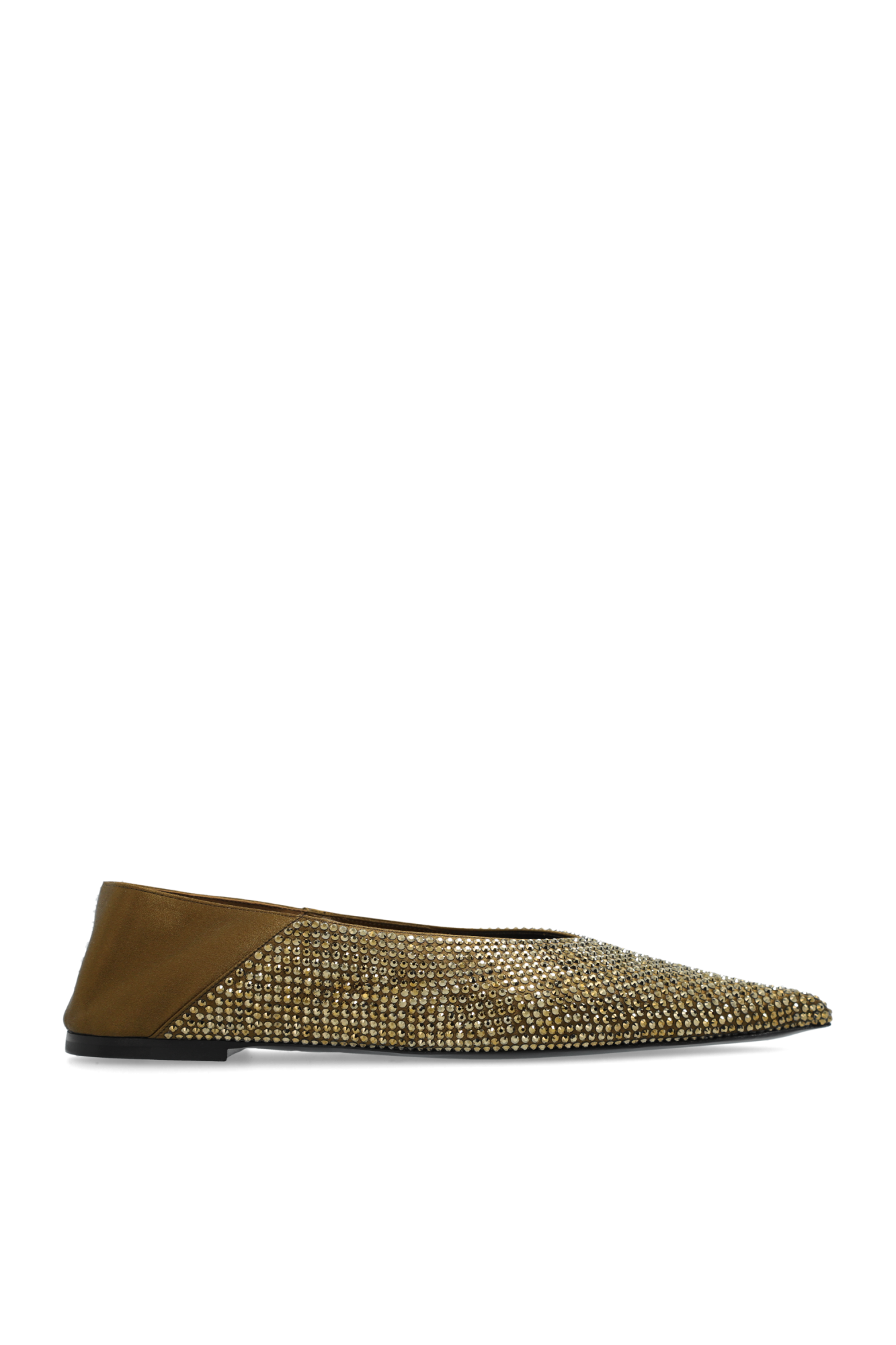 Saint Laurent Baleriny `Nour`, Kobiety, Zielony
