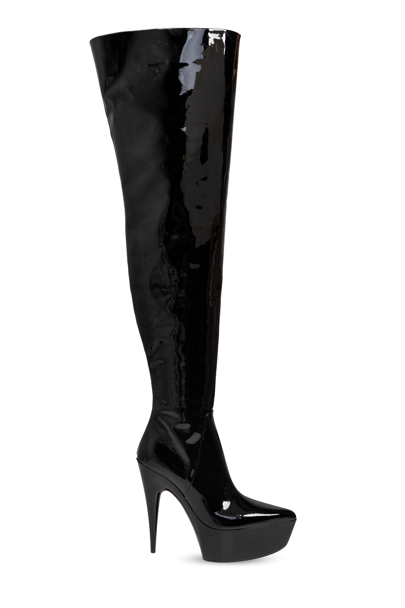 Balenciaga Kozaki Za Kolano, Kobiety, Czarny