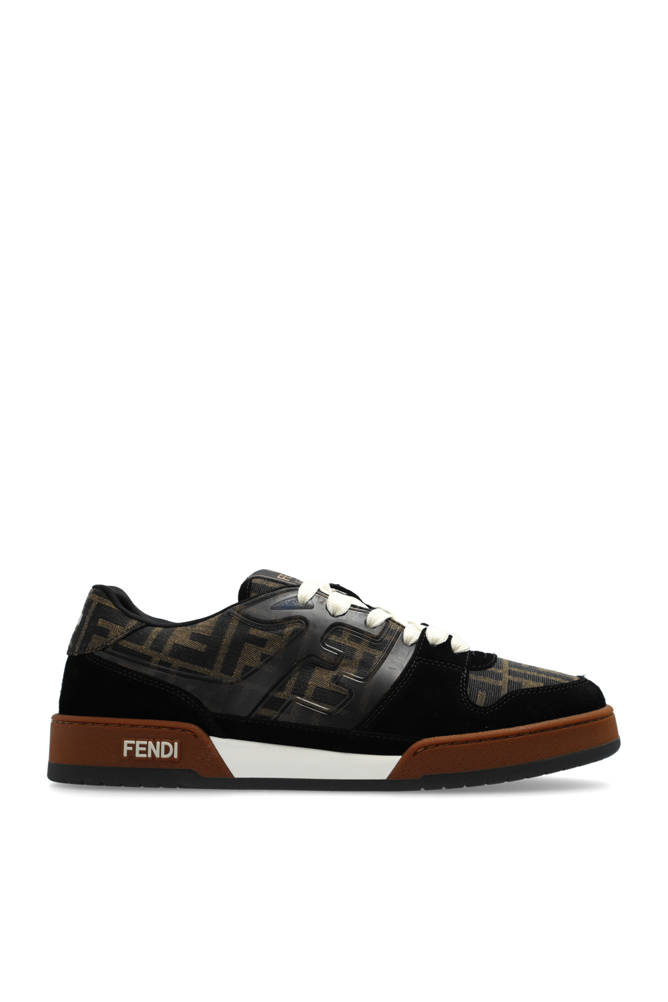 Fendi Buty Sportowe Z Logo, Mężczyźni, Czarny