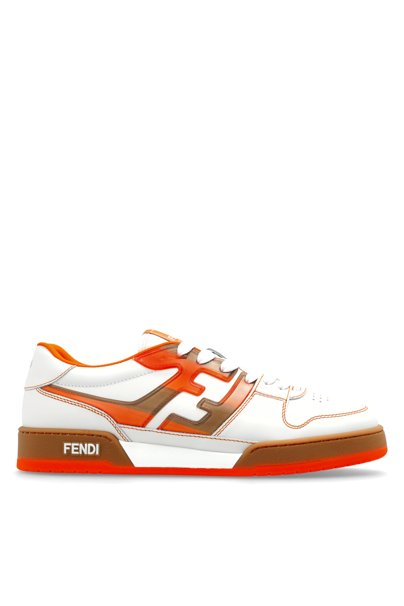 Fendi Buty Sportowe `Match`, Mężczyźni, Pomarańczowy