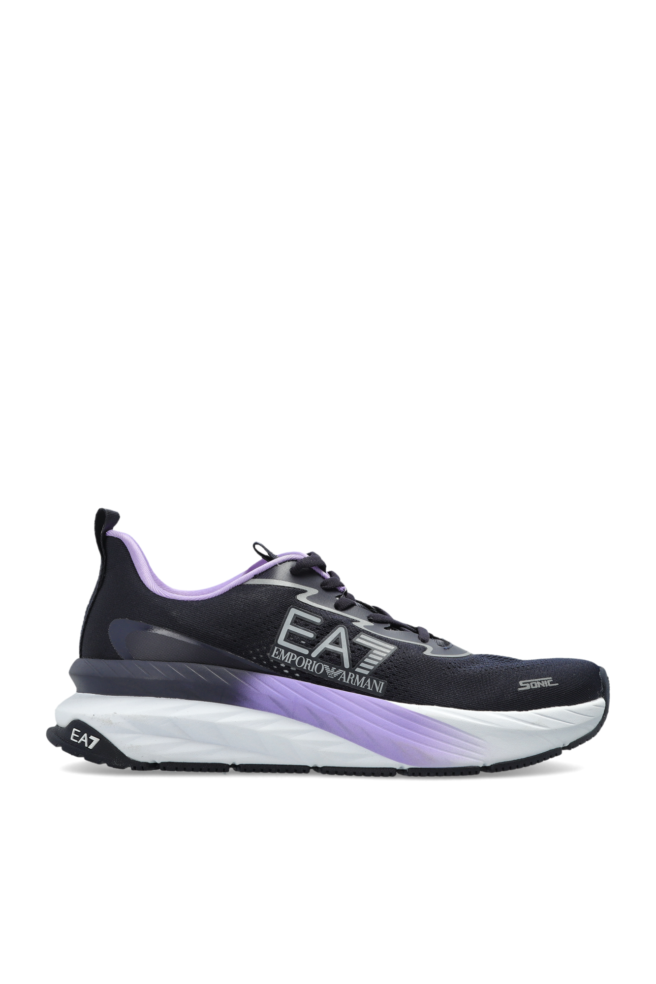 EA7 Emporio Armani Buty Sportowe Z Nadrukowanym Logo, Kobiety, Granatowy