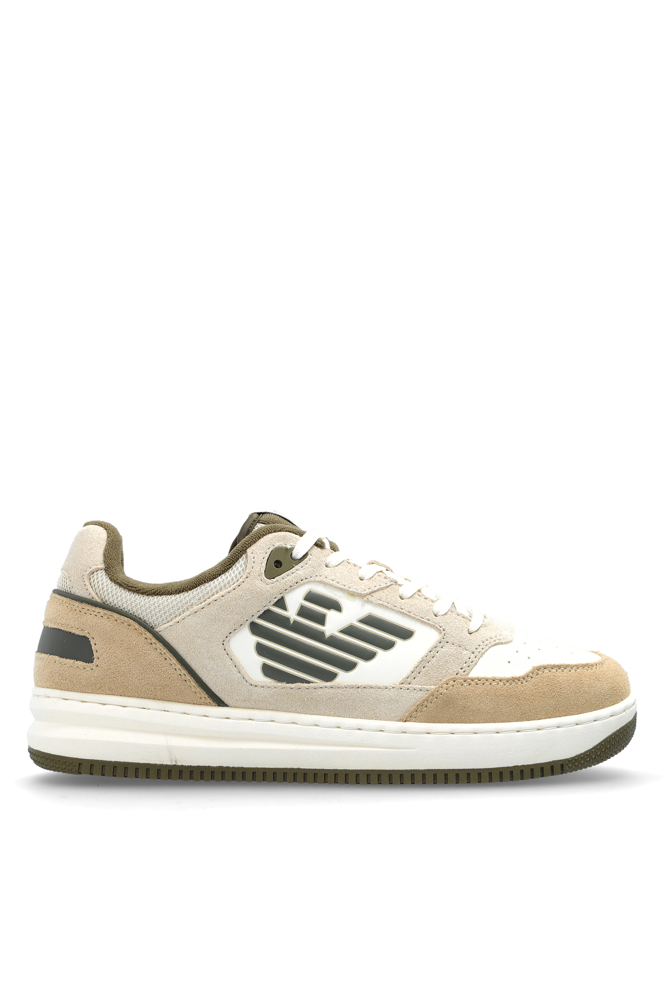 EA7 Emporio Armani Buty Sportowe Z Logo, Mężczyźni, Beżowy