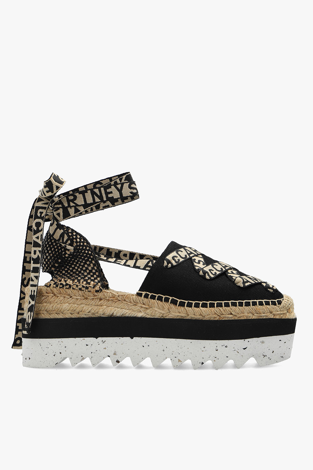Stella McCartney Espadryle Na Platformie ‘Gaia’, Kobiety, Czarny