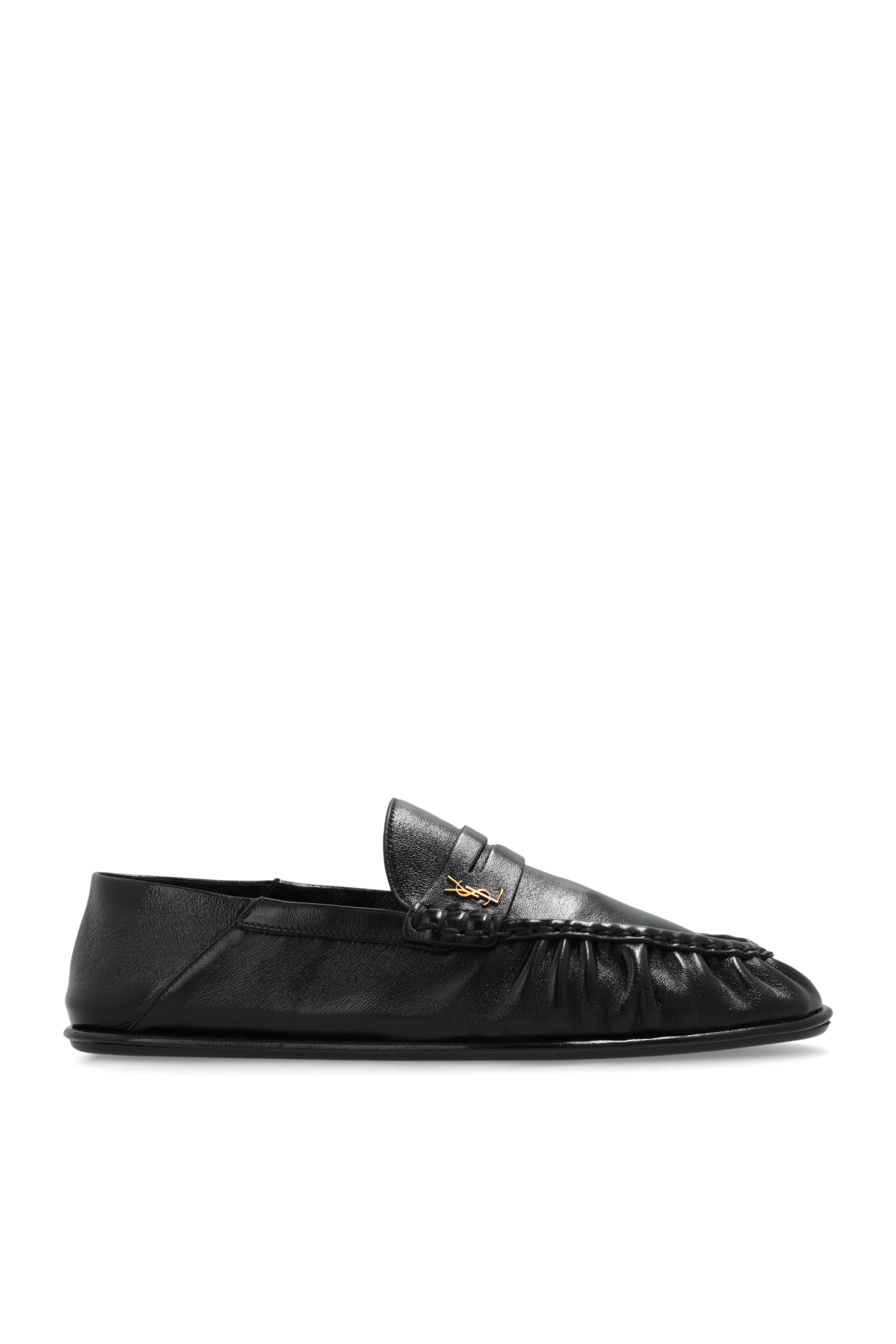 Saint Laurent Buty Typu `loafers`, Mężczyźni, Czarny