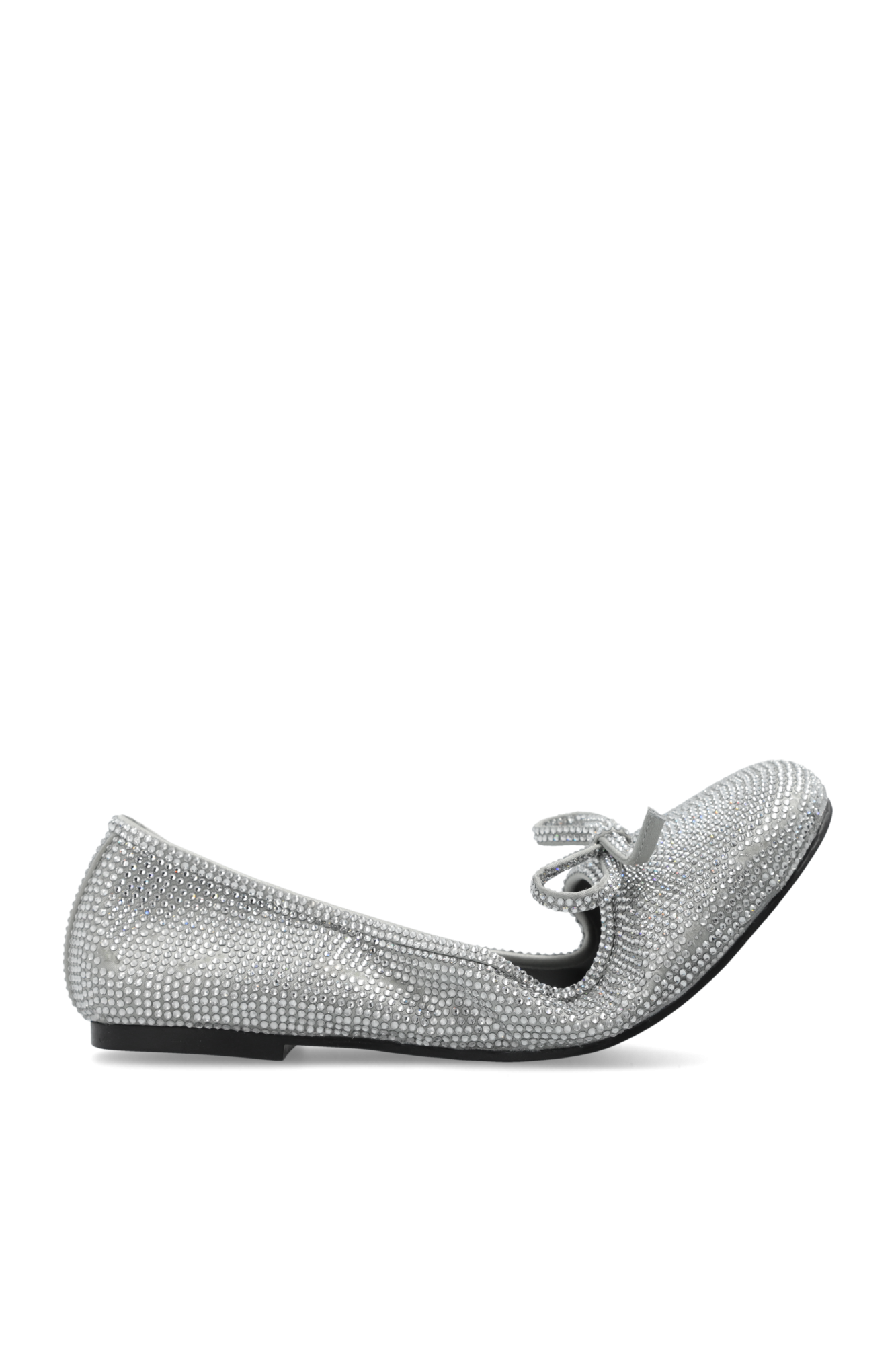 Balenciaga Baleriny ‘Leopold’, Kobiety, Srebrny