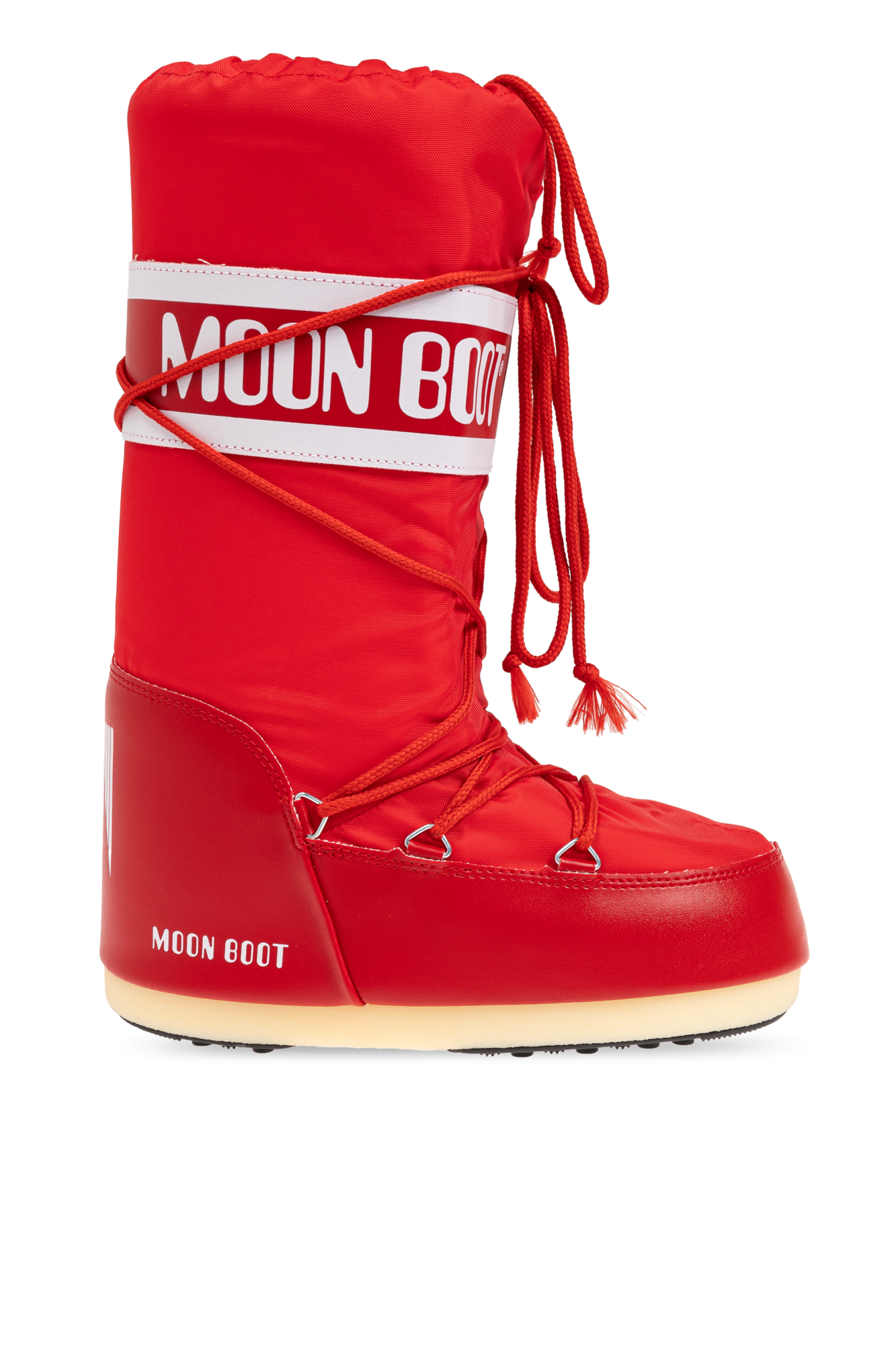 Moon Boot Śniegowce `Icon Nylon`, Kobiety, Czerwony