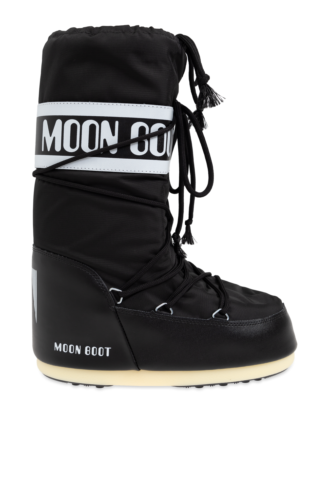 Moon Boot Śniegowce `Icon Nylon`, Kobiety, Czarny