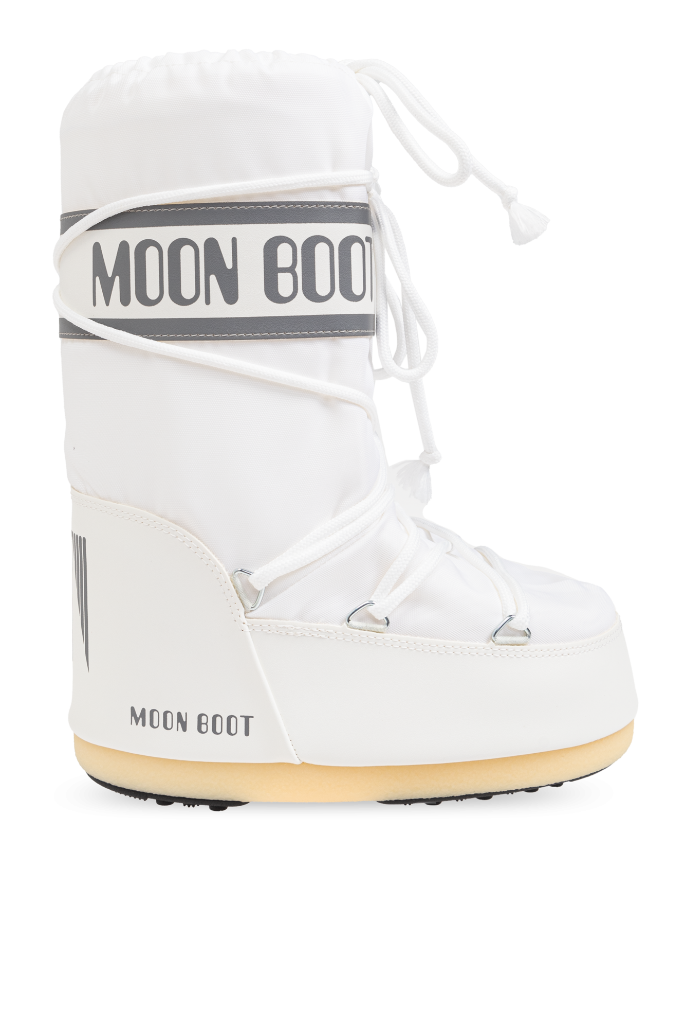 Moon Boot Kids Śniegowce `Icon  Nylon`, Unisex, Biały