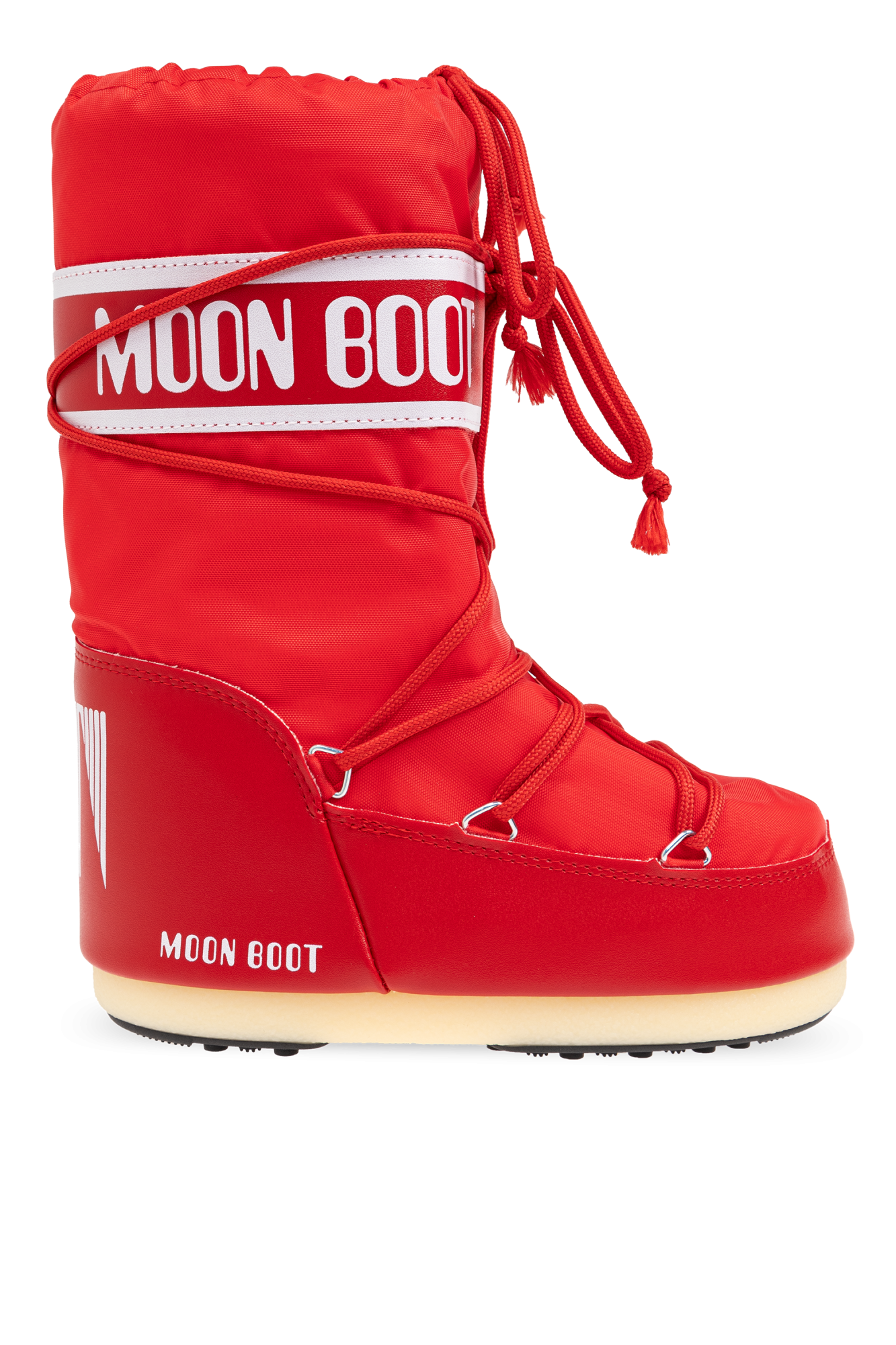 Moon Boot Kids Śniegowce `Icon  Nylon`, Unisex, Czerwony