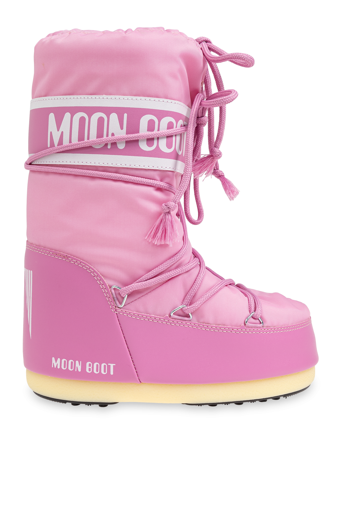 Moon Boot Kids Śniegowce `Icon  Nylon`, Unisex, Różowy