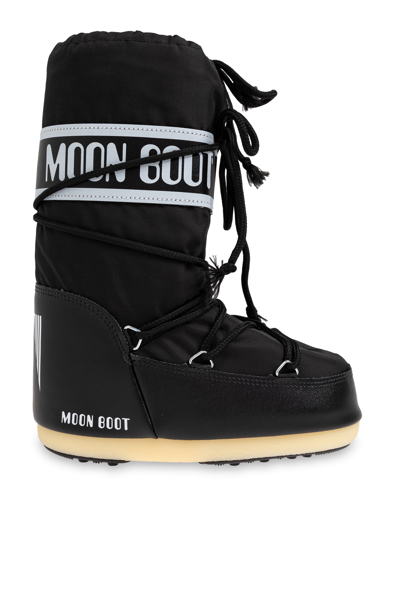 Moon Boot Kids Śniegowce `Icon  Nylon`, Unisex, Czarny