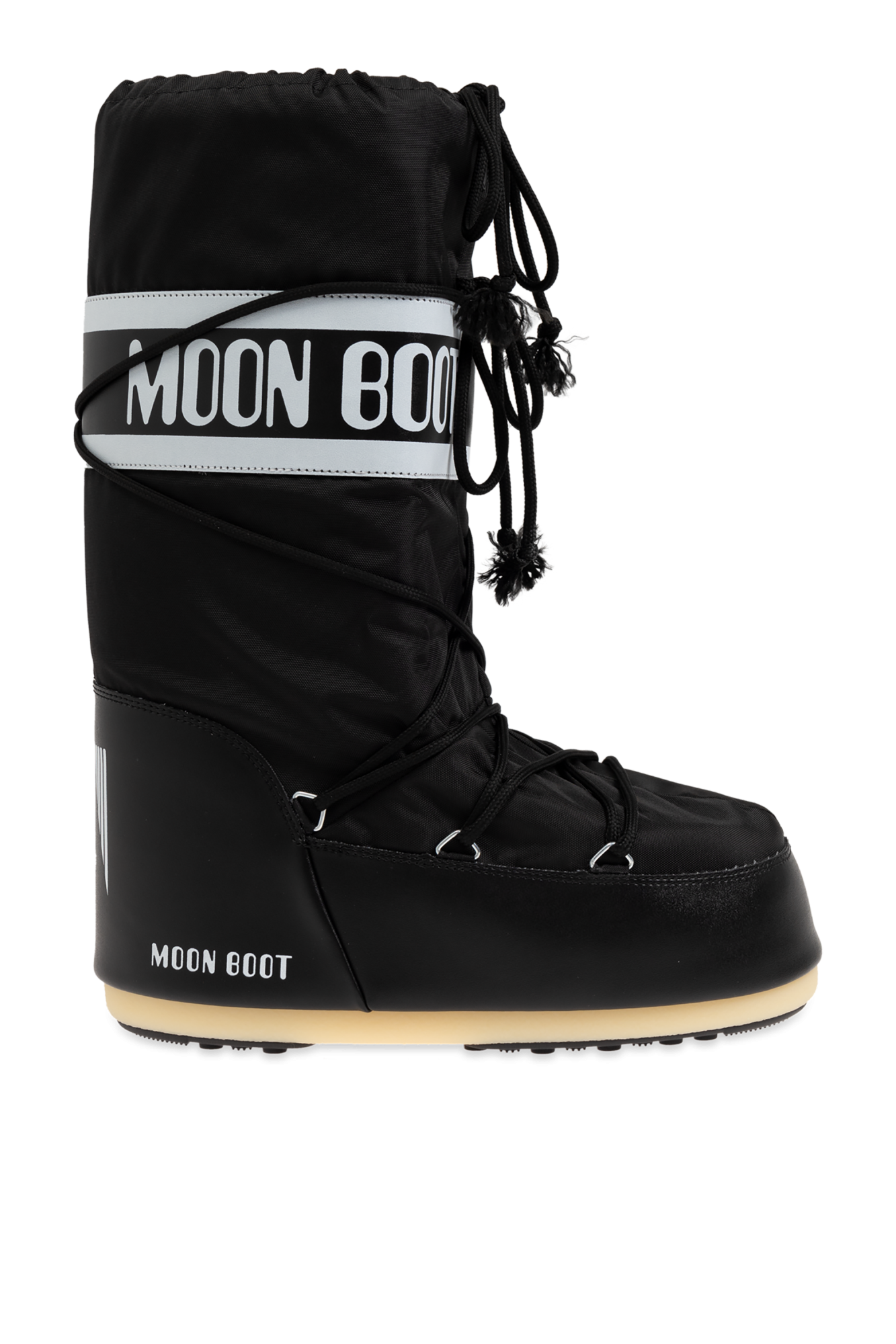 Moon Boot Śniegowce `Icon Nylon`, Mężczyźni, Czarny