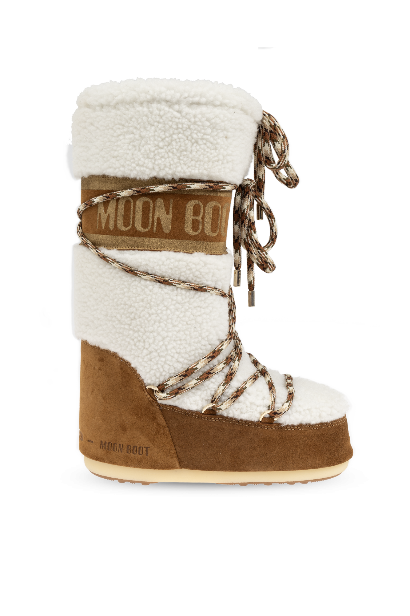 Moon Boot Śniegowce `Icon Shearling`, Kobiety, Brązowy
