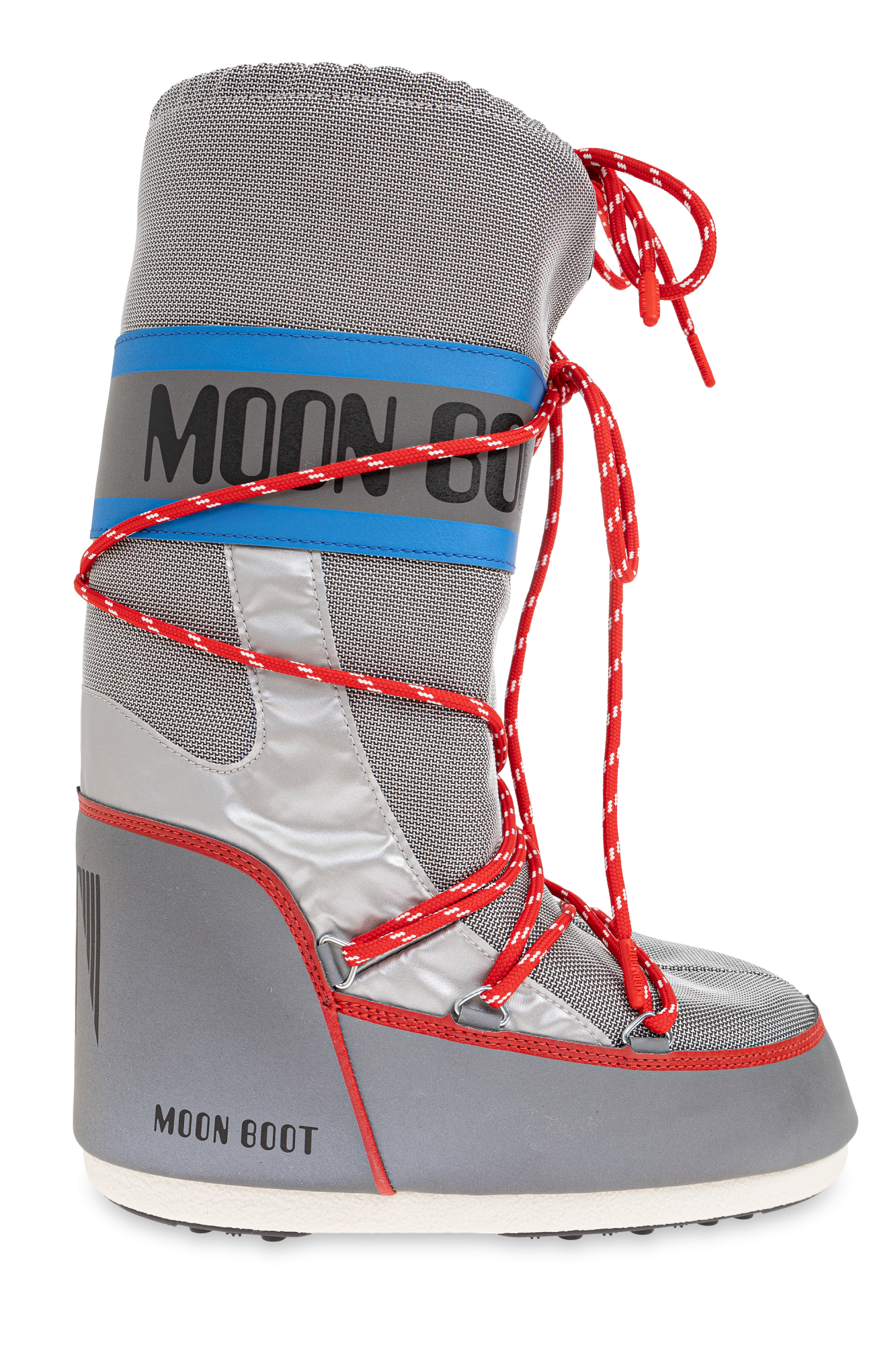 Moon Boot Śniegowce `Icone Space Racing`, Kobiety, Szary