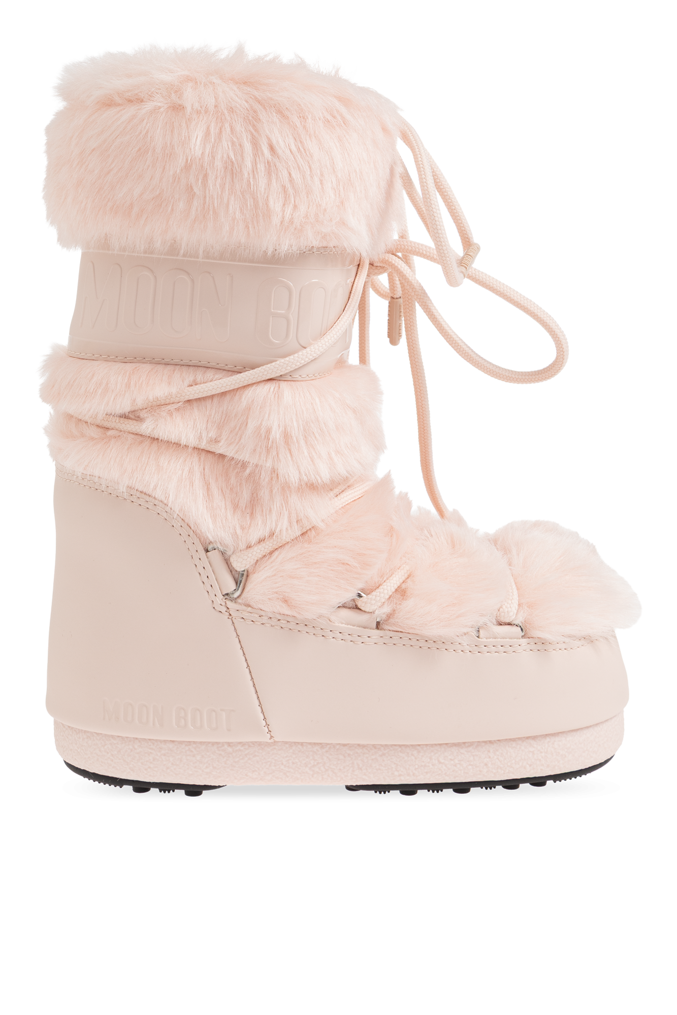 Moon Boot Kids Śniegowce ‘MB ICON FAUX FUR’, Unisex, Różowy