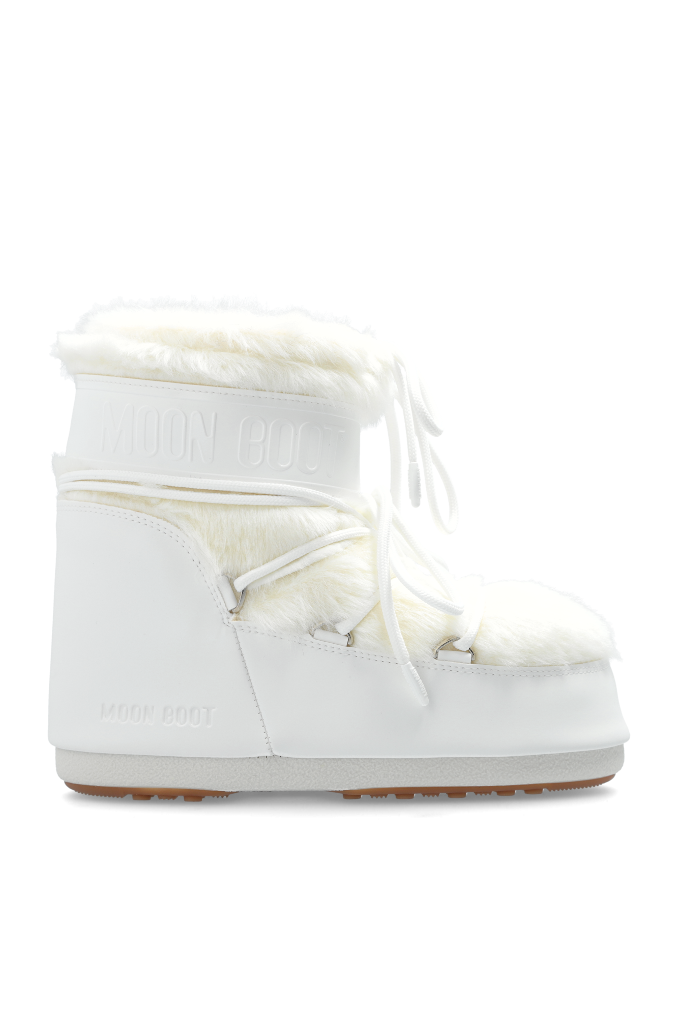 Moon Boot Śniegowce `Icon Low Faux Fur`, Kobiety, Biały