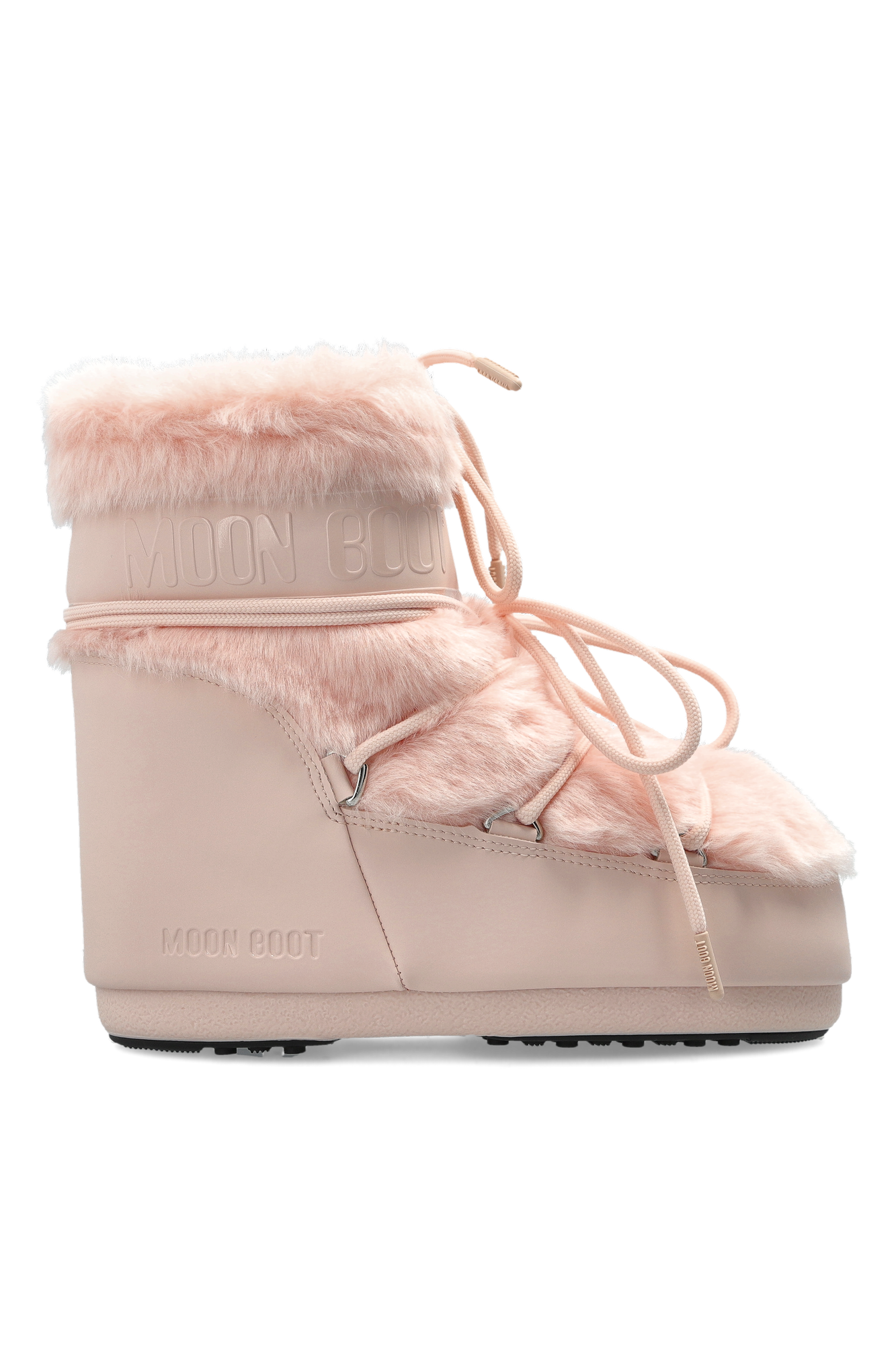 Moon Boot Śniegowce ‘MB ICON LOW FAUX FUR’, Kobiety, Różowy