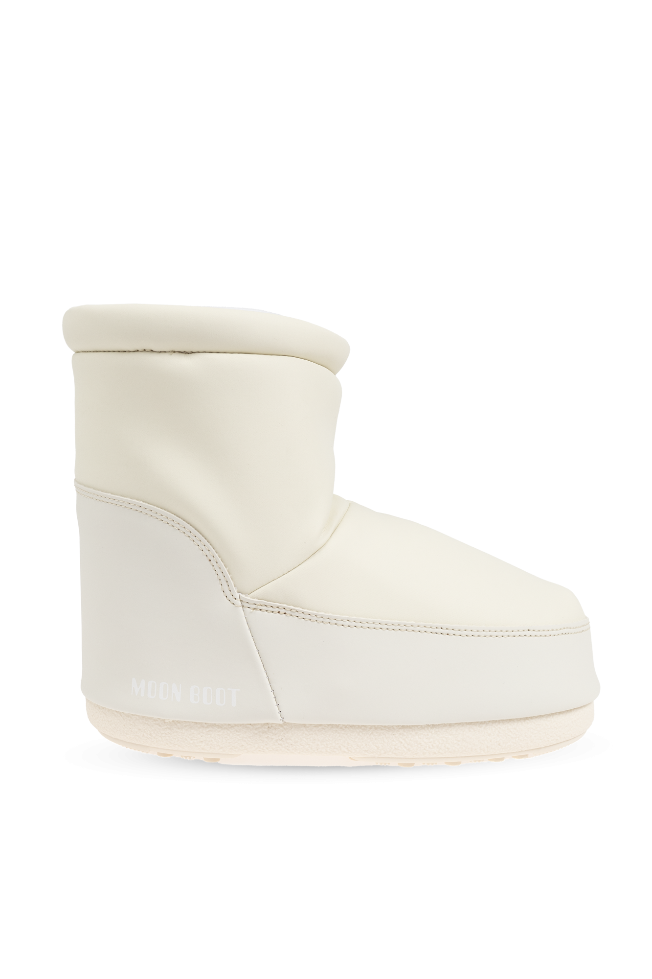 Moon Boot Kids Śniegowce `Icon Low Nolace Rubber`, Unisex, Kremowy