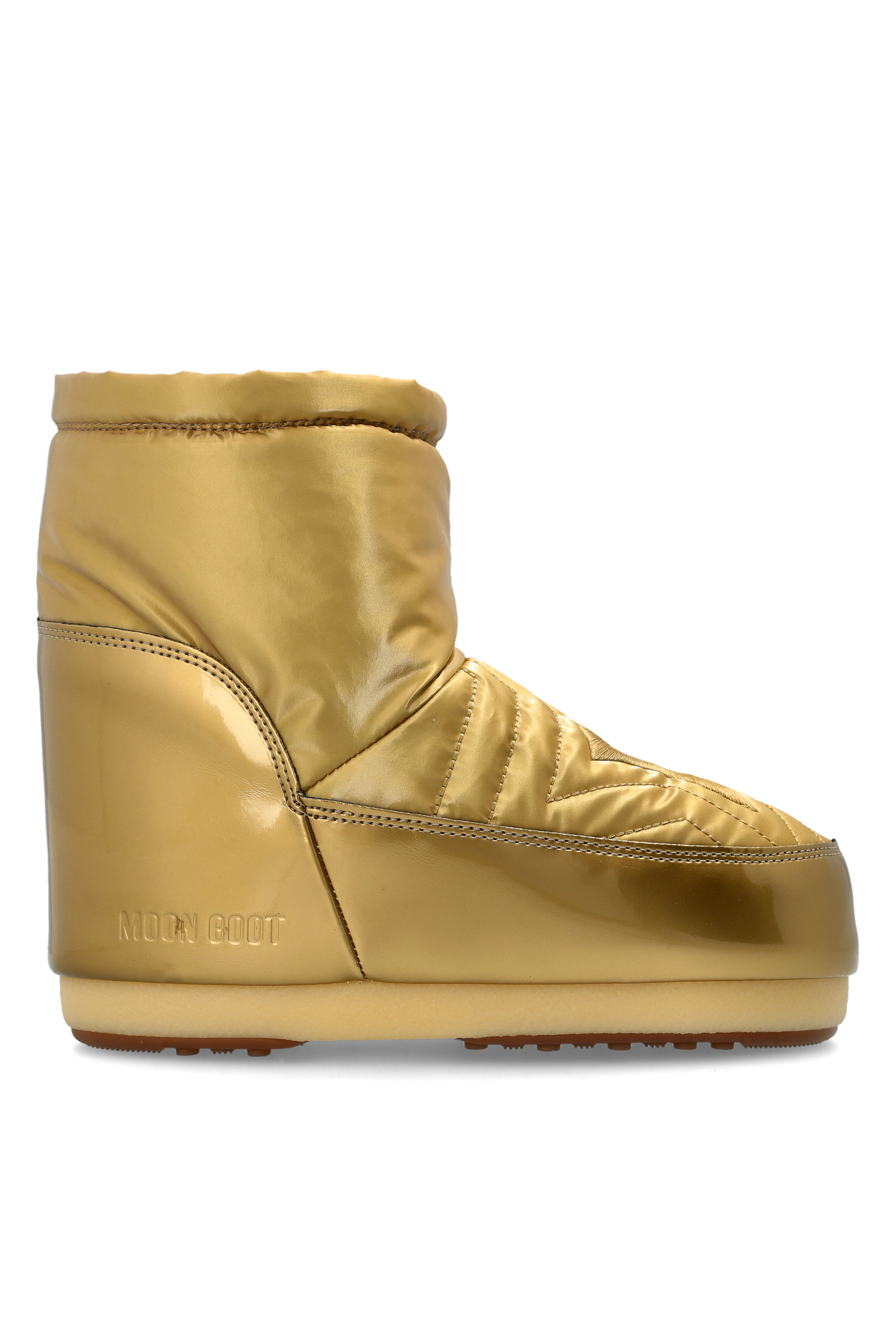 Moon Boot Śniegowce ‘MB ICON LOW NOLACE COMET CHROME’, Kobiety, Złoty