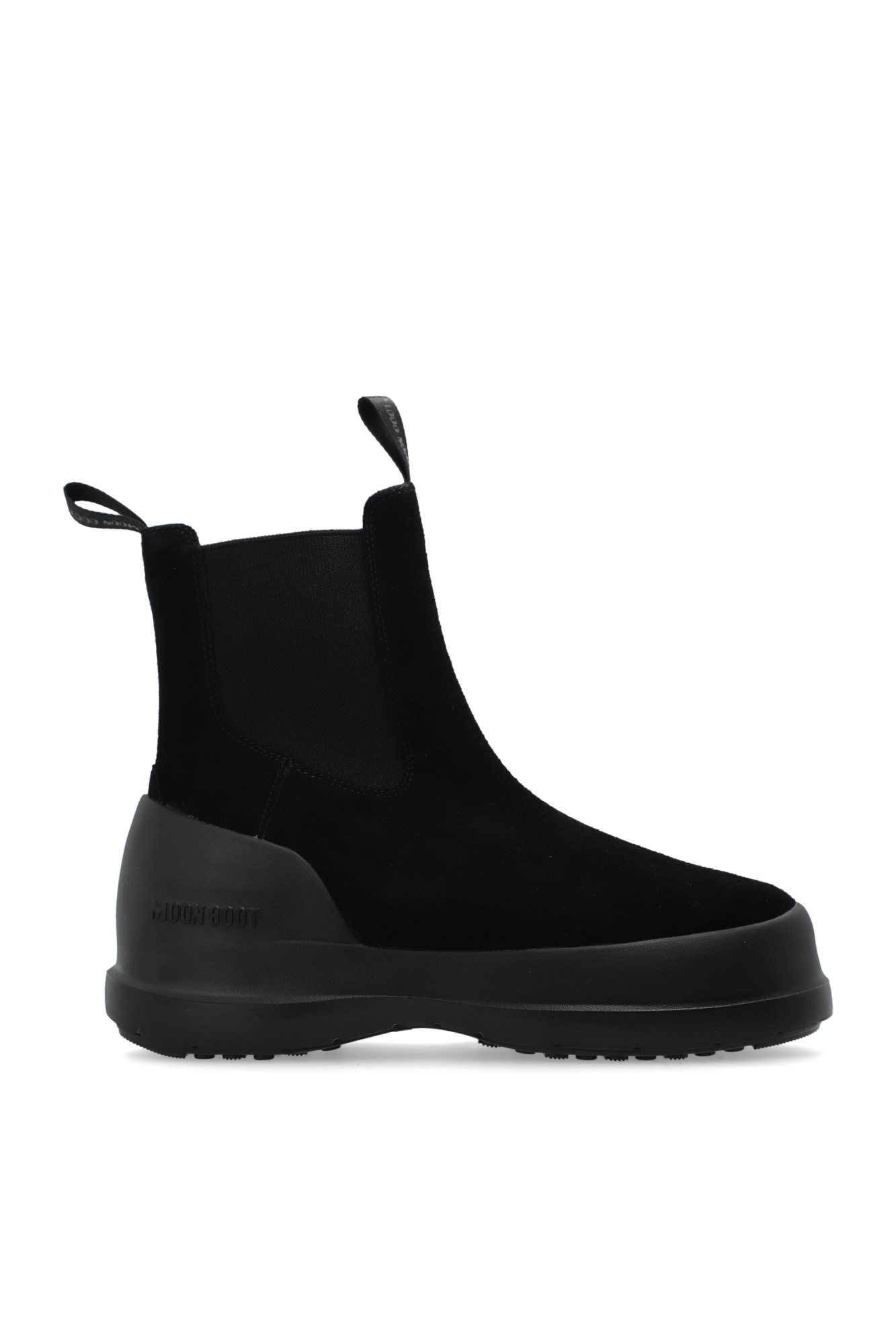 Moon Boot Śniegowce `MB Luna Chelsea Suede`, Kobiety, Czarny