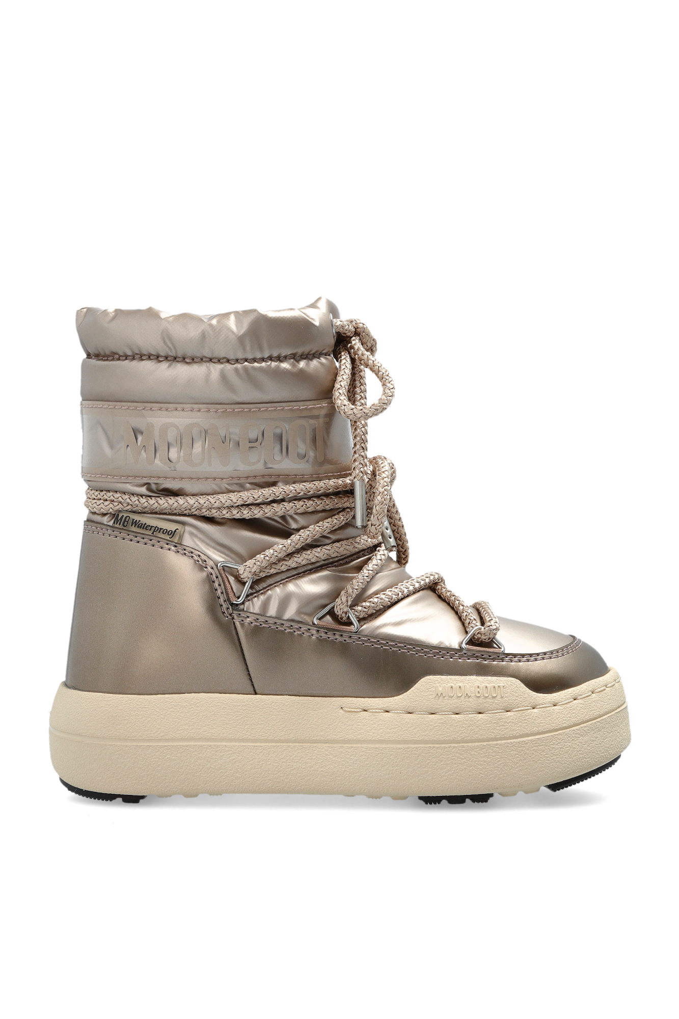 Moon Boot Kids Śniegowce ‘JR Park Boot’, Unisex, Srebrny