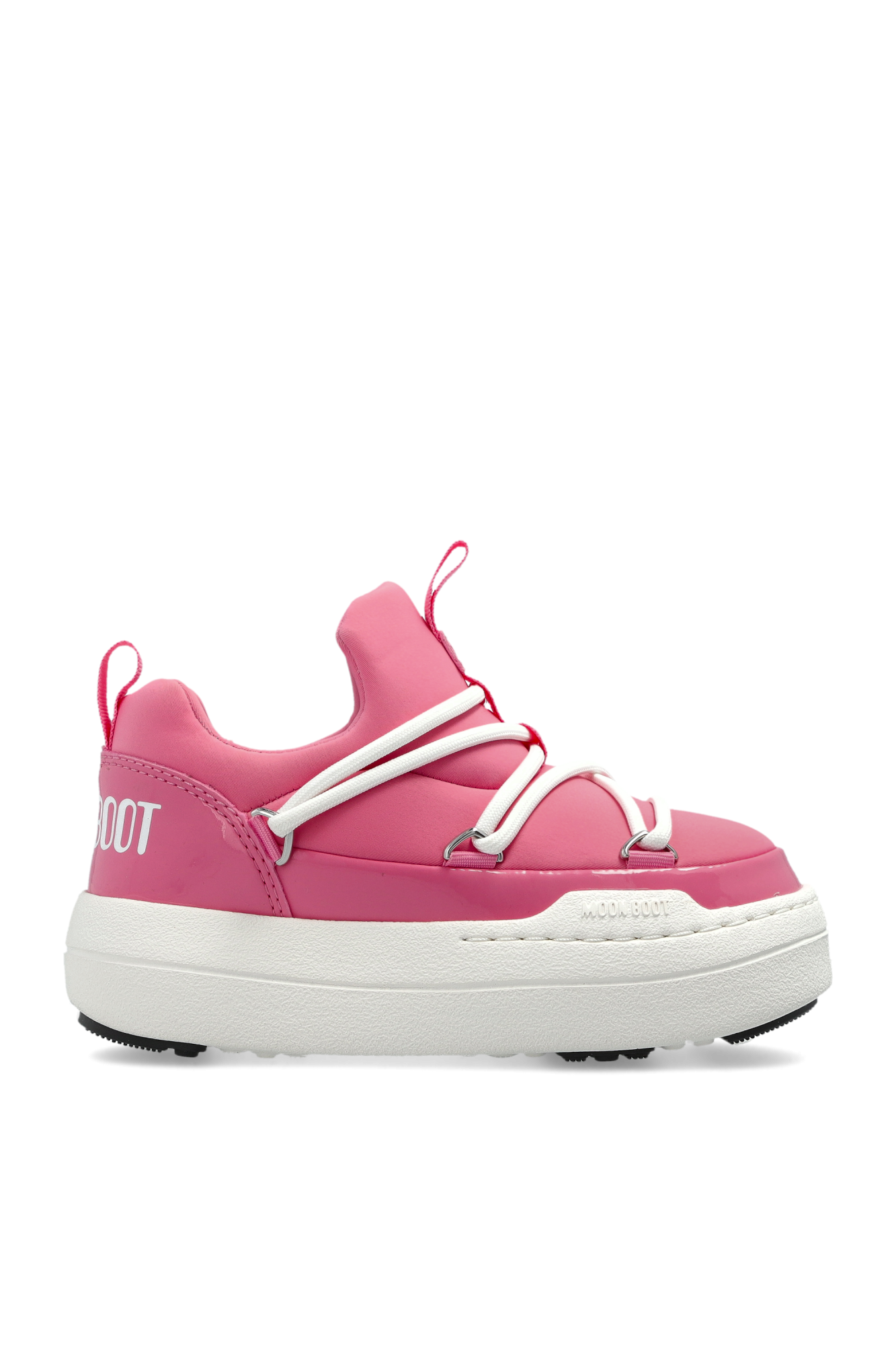 Moon Boot Kids Buty `MB JR PARK LOW LACE`, Unisex, Różowy