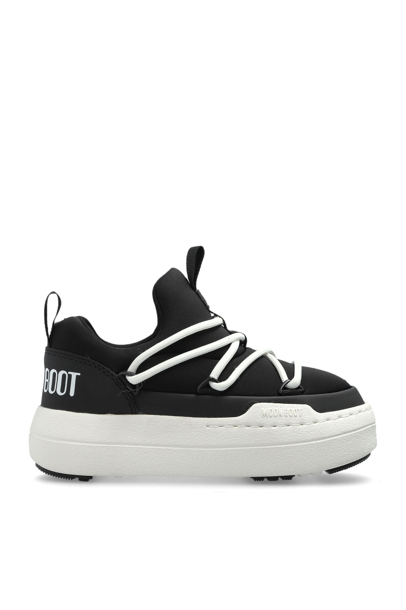 Moon Boot Kids Buty `MB JR PARK LOW LACE`, Unisex, Czarny