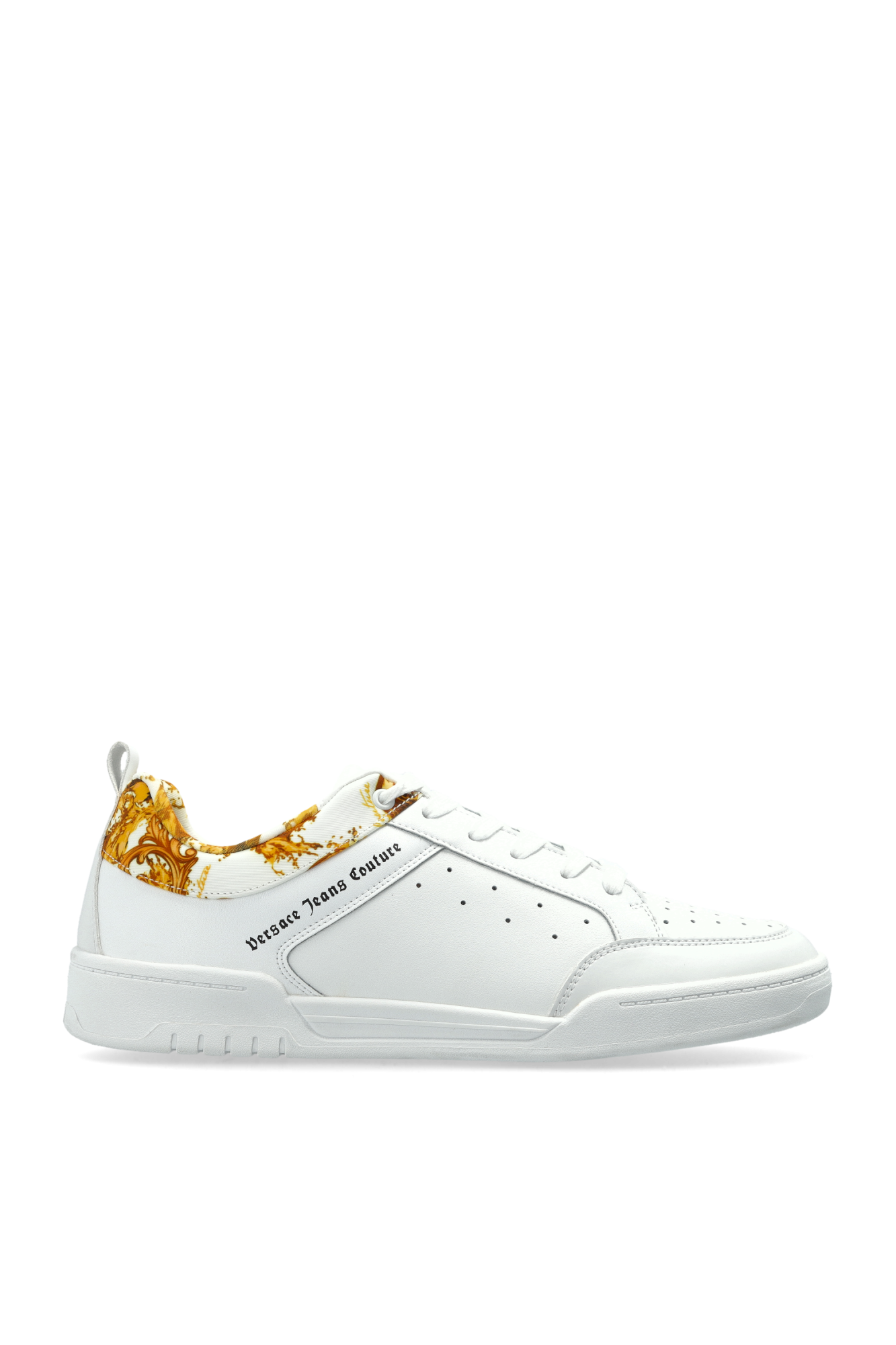 Versace Jeans Couture Buty Sportowe Z Nadrukiem `barocco`, Mężczyźni, Biały