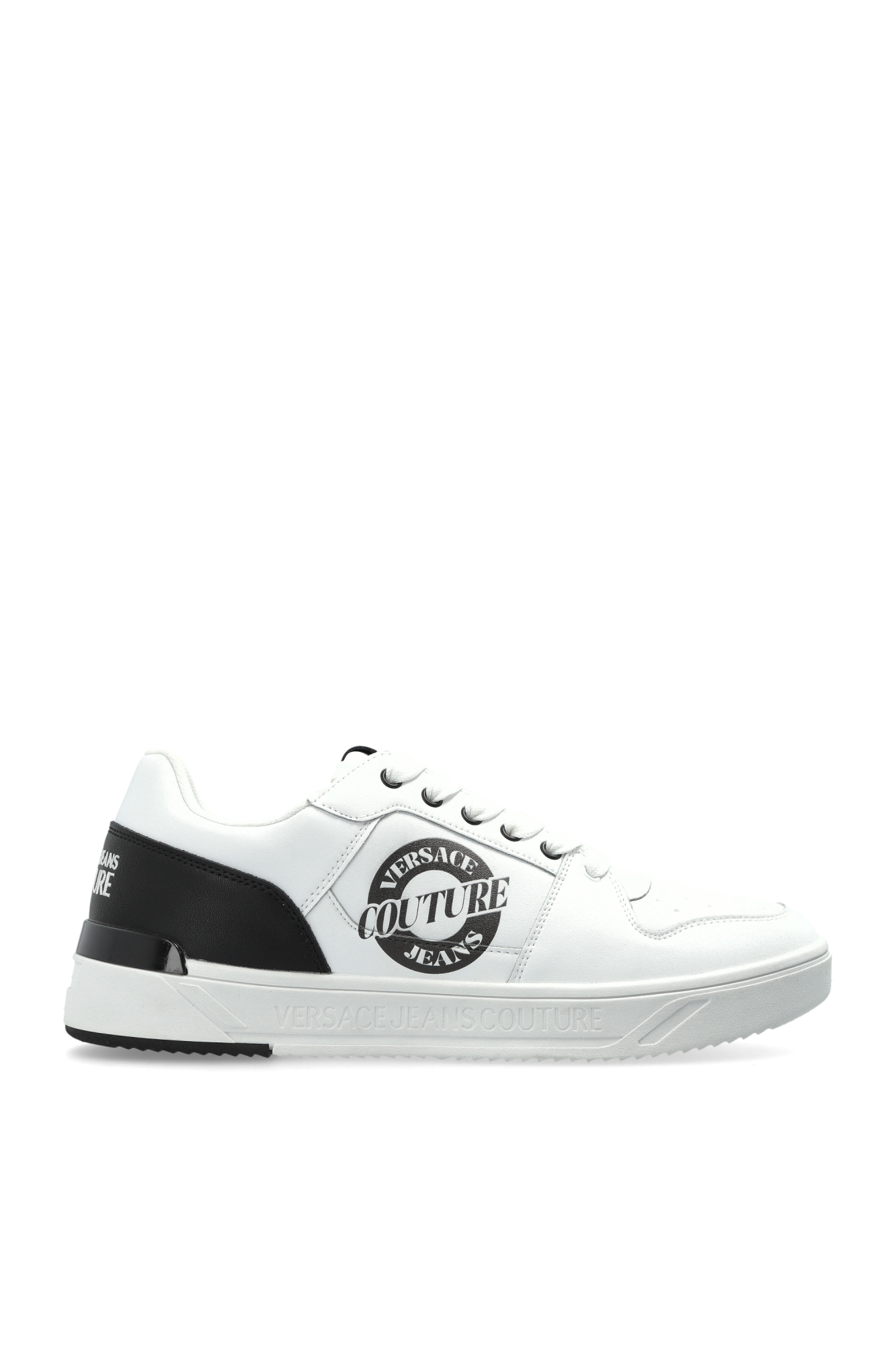 Versace Jeans Couture Buty Sportowe Z Nadrukiem `barocco`, Mężczyźni, Biały