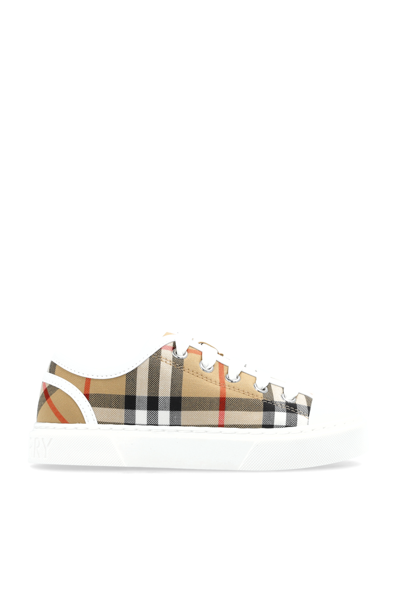 Burberry Kids Buty Sportowe, Unisex, Beżowy