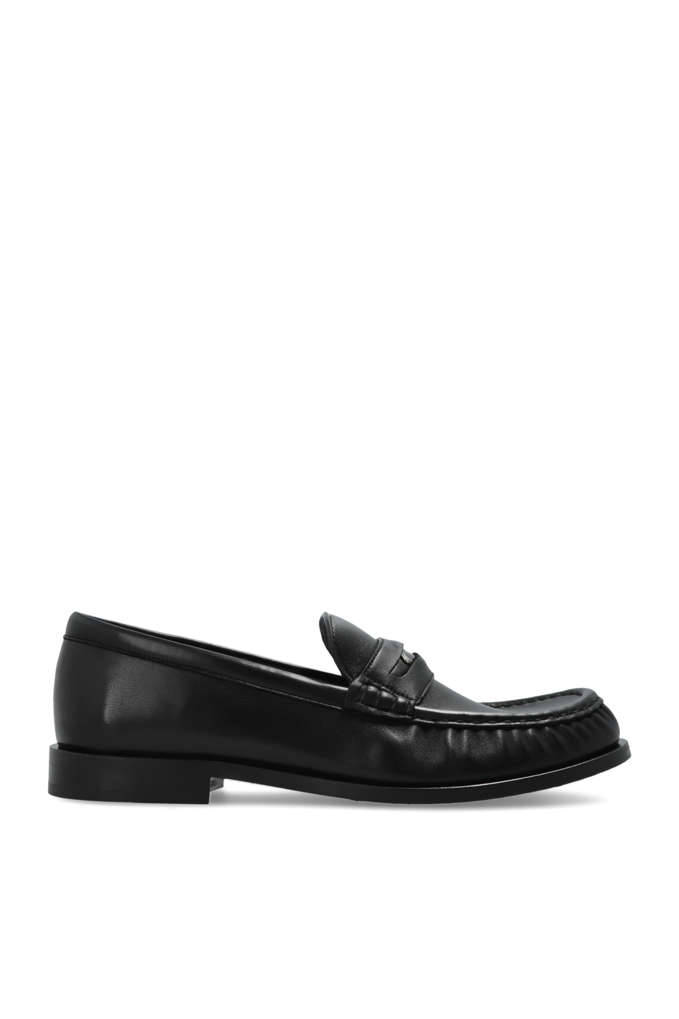 Burberry Skórzane Buty Typu ‘Loafers’, Mężczyźni, Czarny