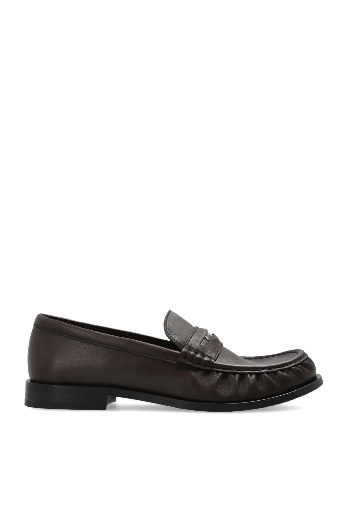 Burberry Skórzane Buty Typu ‘Loafers’, Mężczyźni, Brązowy