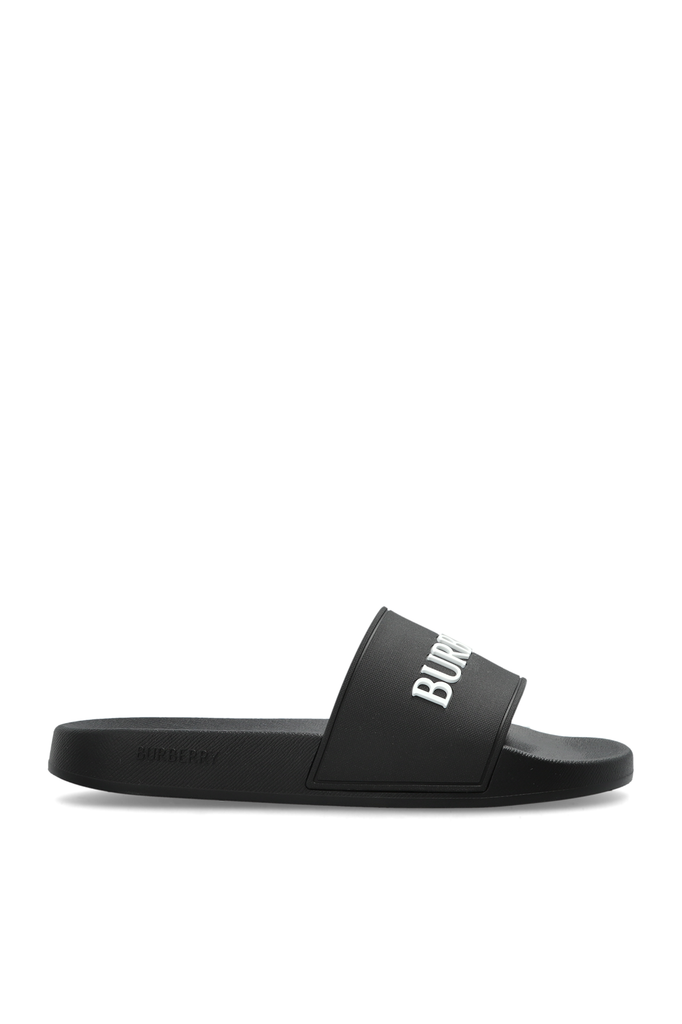 Burberry Gumowe Klapki, Kobiety, Czarny