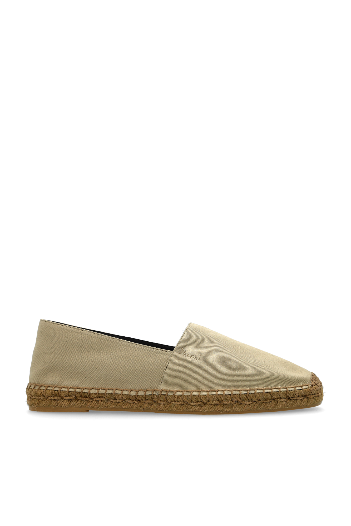 Saint Laurent Espadryle `Gabardine`, Mężczyźni, Zielony