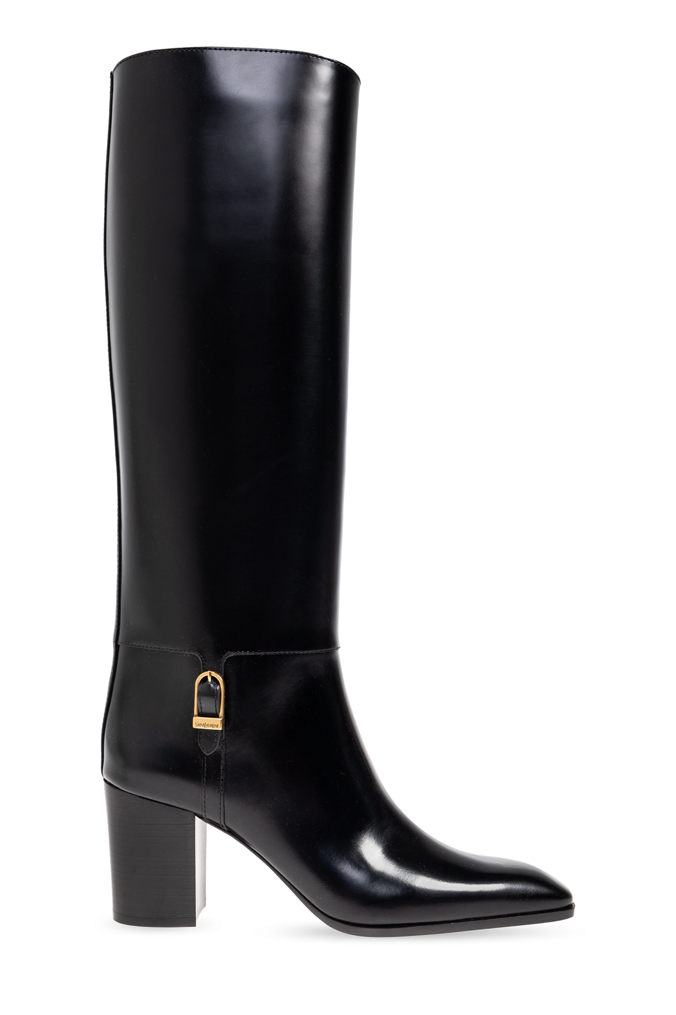 Saint Laurent Kozaki `Julia`, Kobiety, Czarny