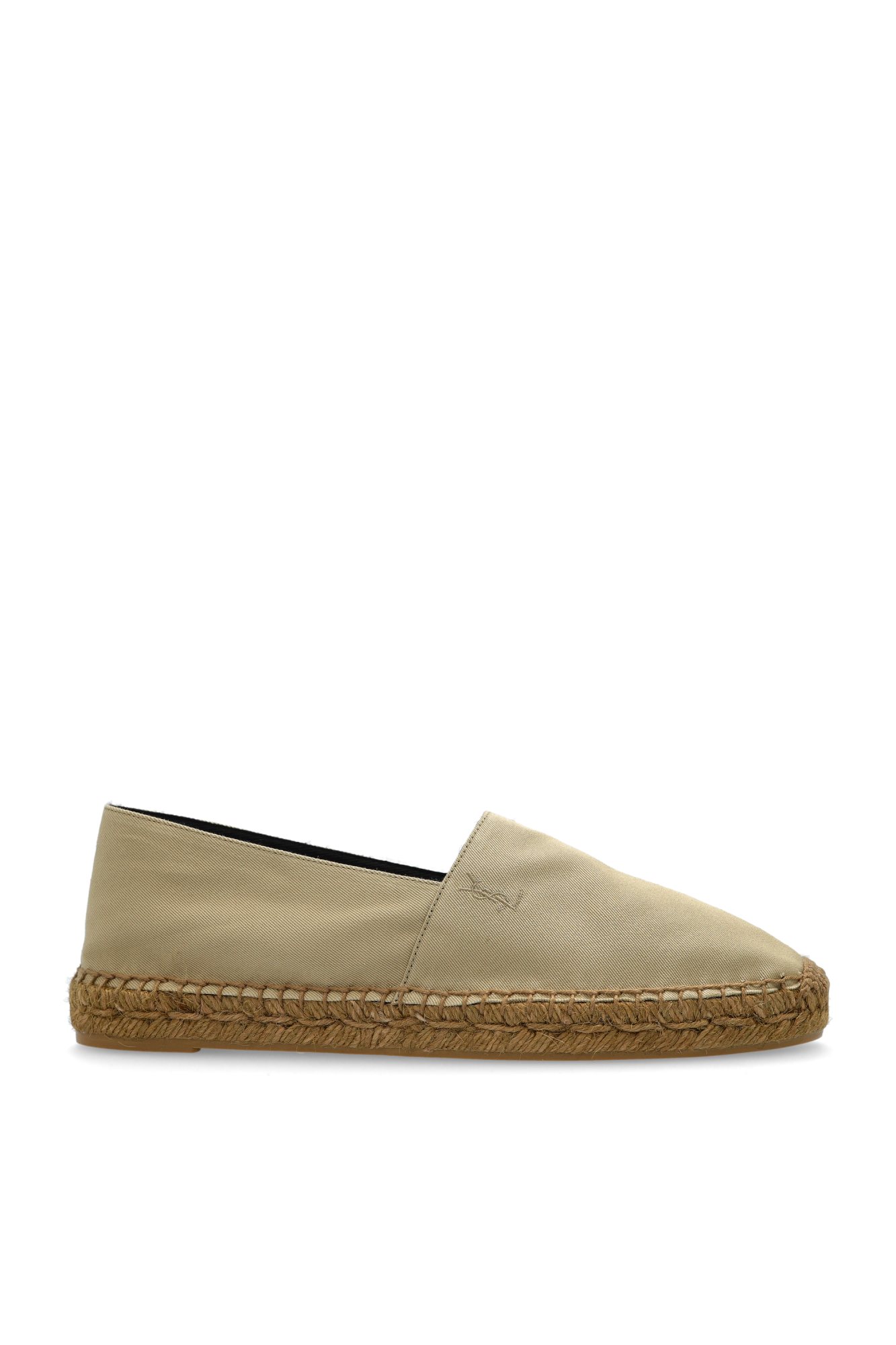 Saint Laurent Espadryle Z Logo, Kobiety, Beżowy